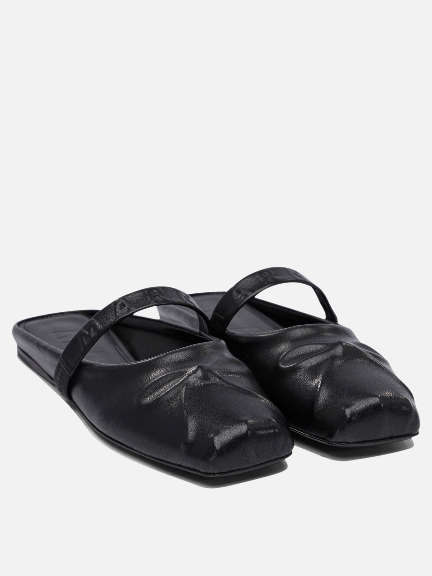 Marni &quot;Little Bow&quot; ballet flats sabot 16312907_36 Black thumbnail_2