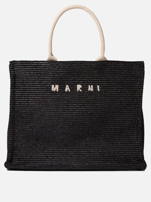 Large bags 52% cotton 48% polyamide  Black - Marni Women | PLP | VIETTI Online Store 
