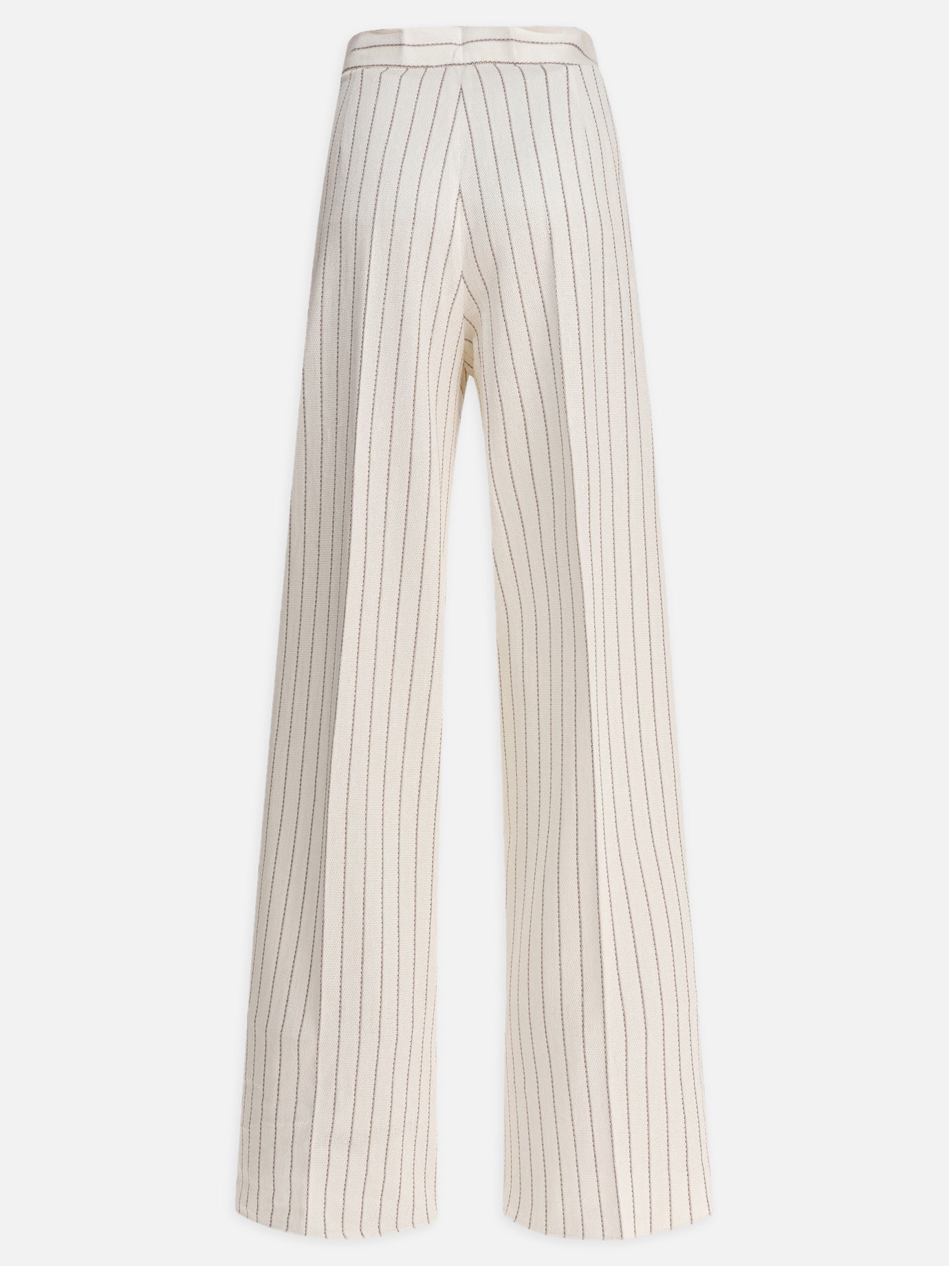 Leisure trousers Pinstriped  White - Max Mara Women | PDP | VIETTI Online Store | thumbnail_2
