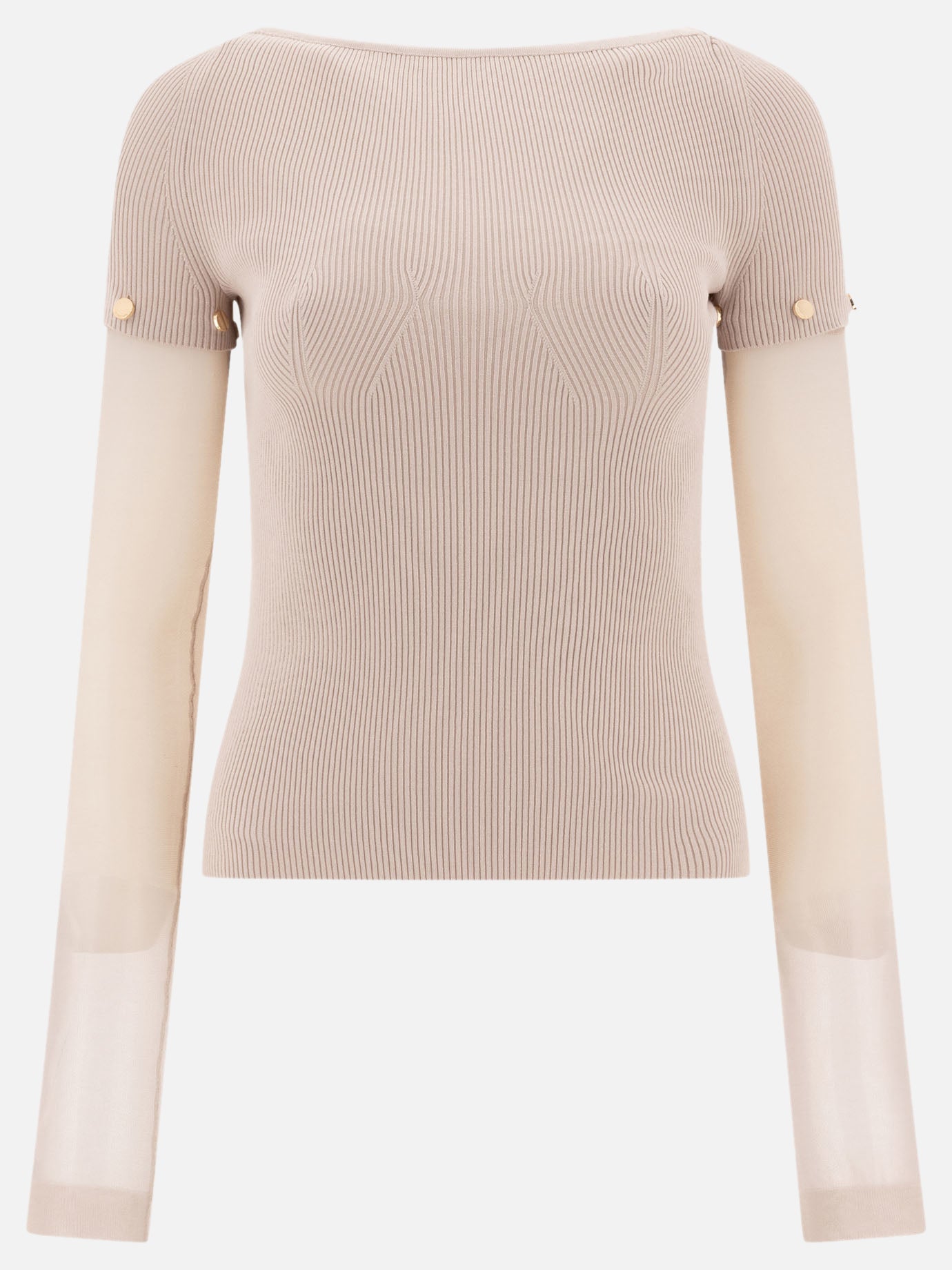 Crewneck t-shirts Solid colour  Pink - Max Mara Sportmax Women | PDP | VIETTI Online Store | Zoom-Modal
