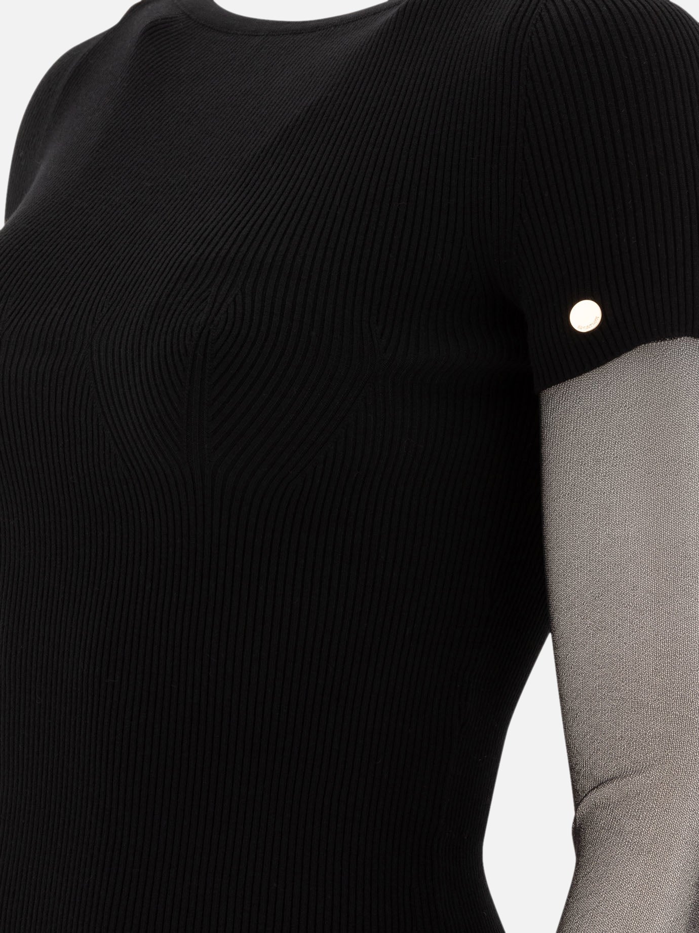 Crewneck t-shirts Solid colour  Black - Max Mara Sportmax Women | PDP | VIETTI Online Store | thumbnail_4