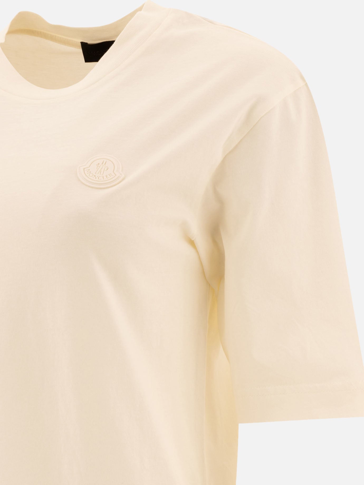 Crewneck t-shirts Logo  White - Moncler Women | PDP | VIETTI Online Store | Zoom-Modal_4
