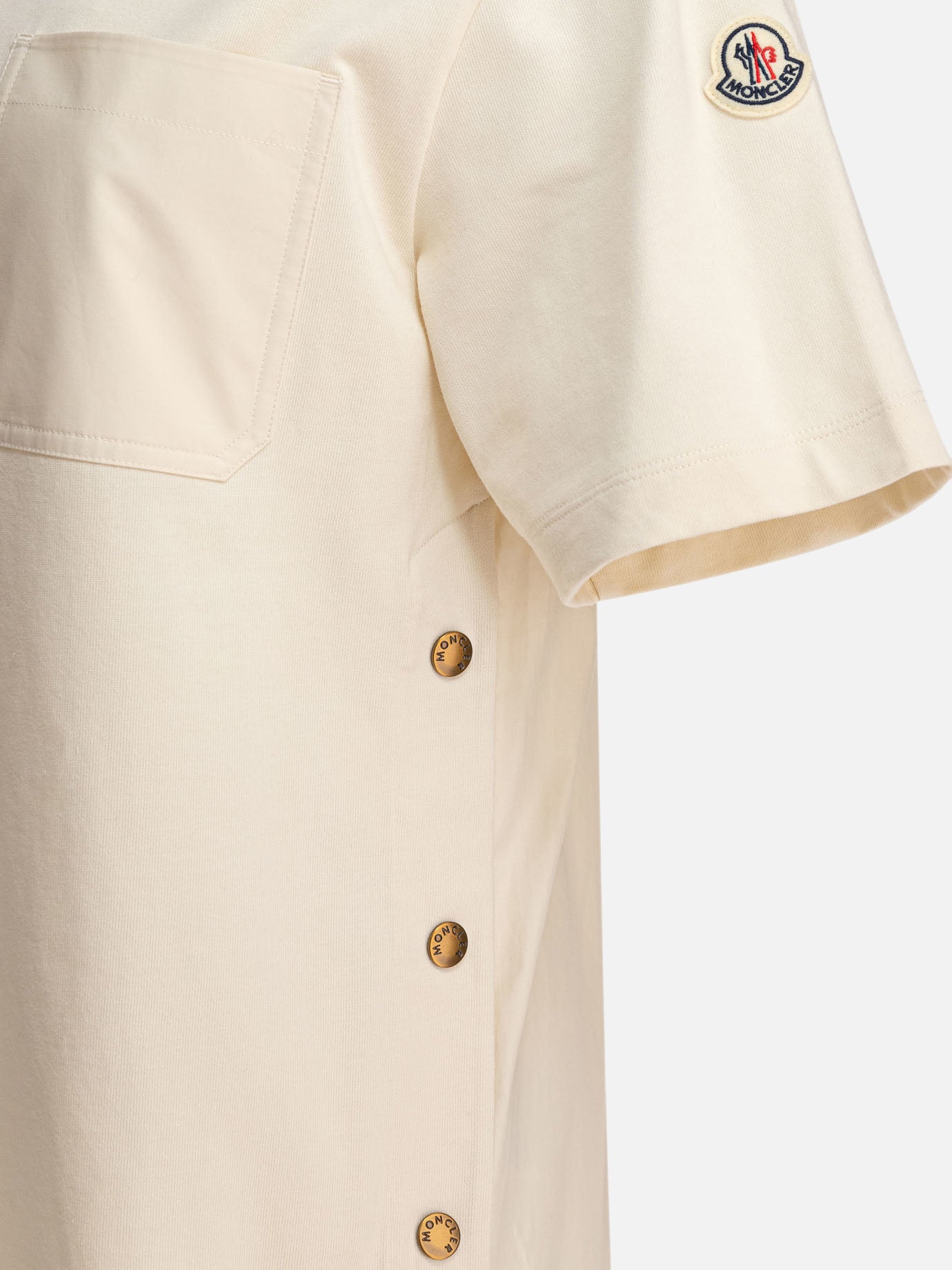 Crewneck t-shirts Logo  White - Moncler Women | PDP | VIETTI Online Store | Zoom-Modal_4
