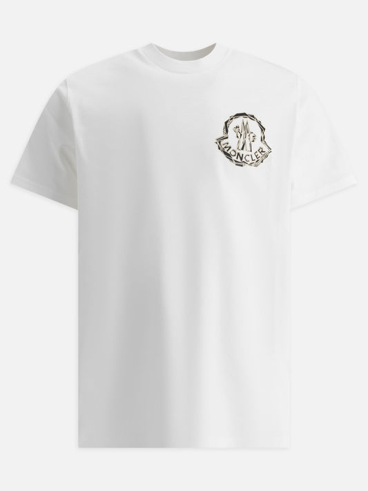 Moncler T-shirt with logo 15432336_S White 1