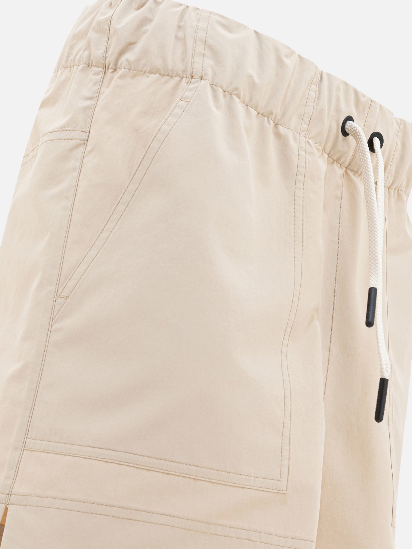 Short con lacci Solid colour  Beige - Moncler Grenoble Donna | PDP | VIETTI Online Store | thumbnail_4