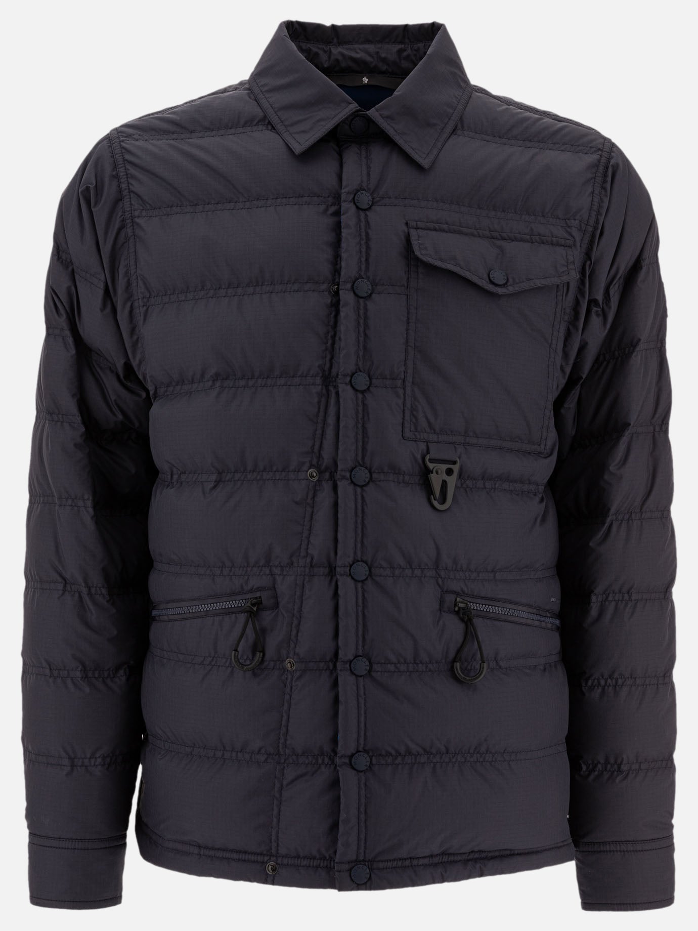 Piumini corti Solid colour  Blu - Moncler Grenoble Uomo | PDP | VIETTI Online Store | thumbnail