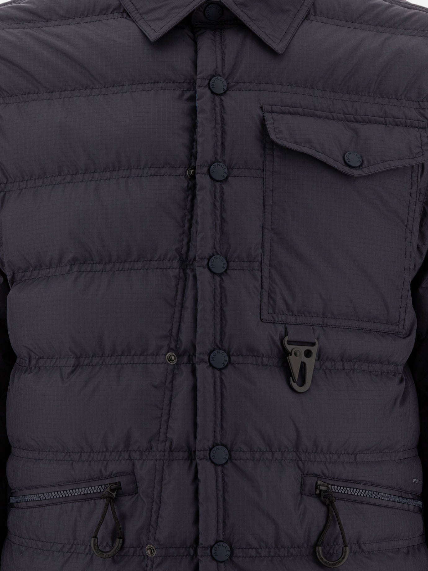 Piumini corti Solid colour  Blu - Moncler Grenoble Uomo | PDP | VIETTI Online Store | Zoom-Modal_3
