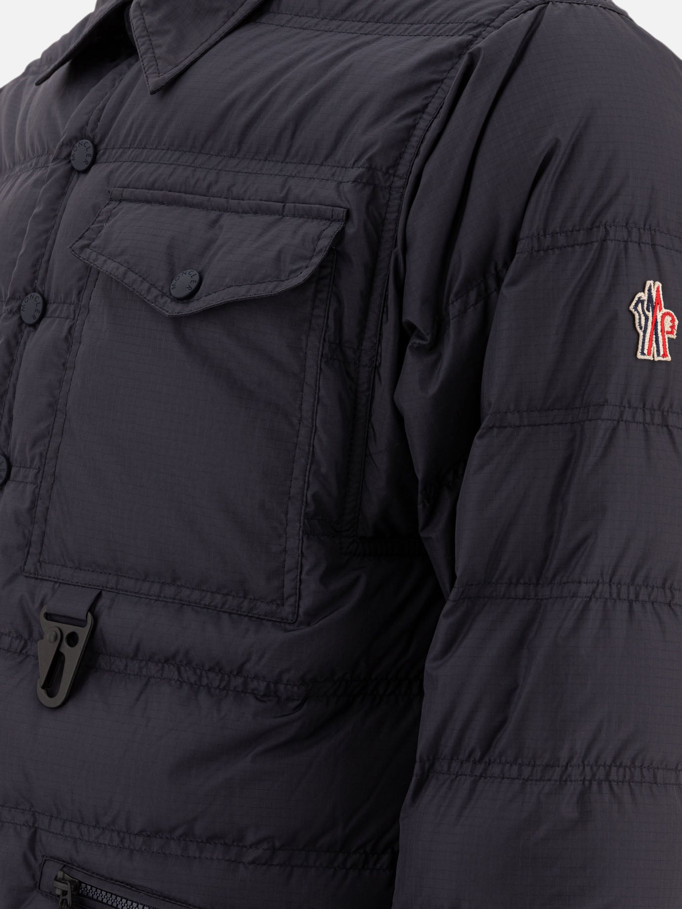 Piumini corti Solid colour  Blu - Moncler Grenoble Uomo | PDP | VIETTI Online Store | Zoom-Modal_4
