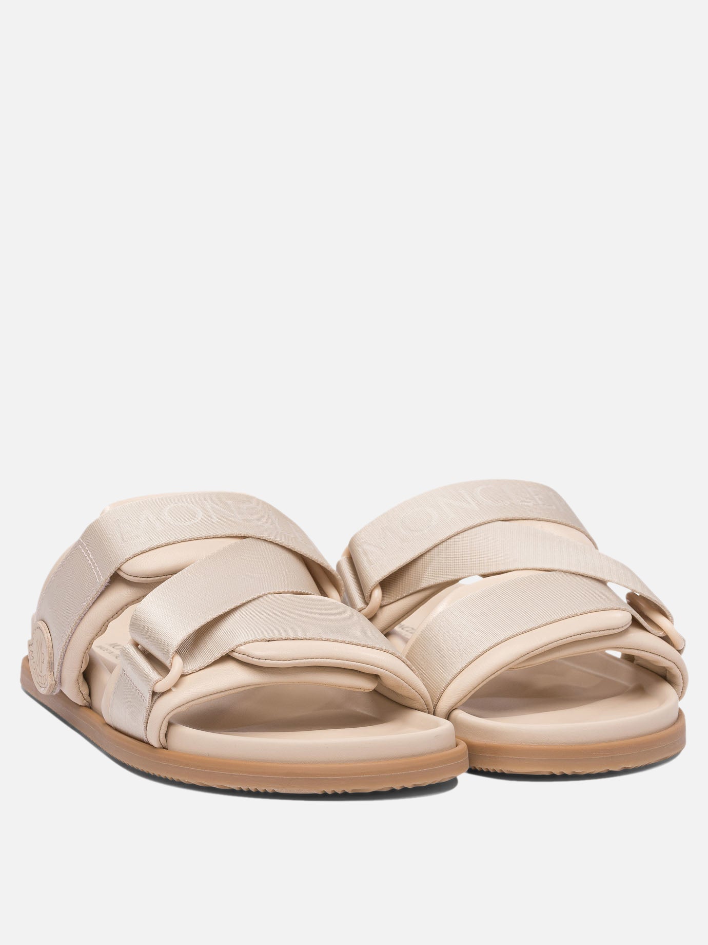 Moncler &quot;Mon Summer&quot; slides 14427485_36 Beige thumbnail_2