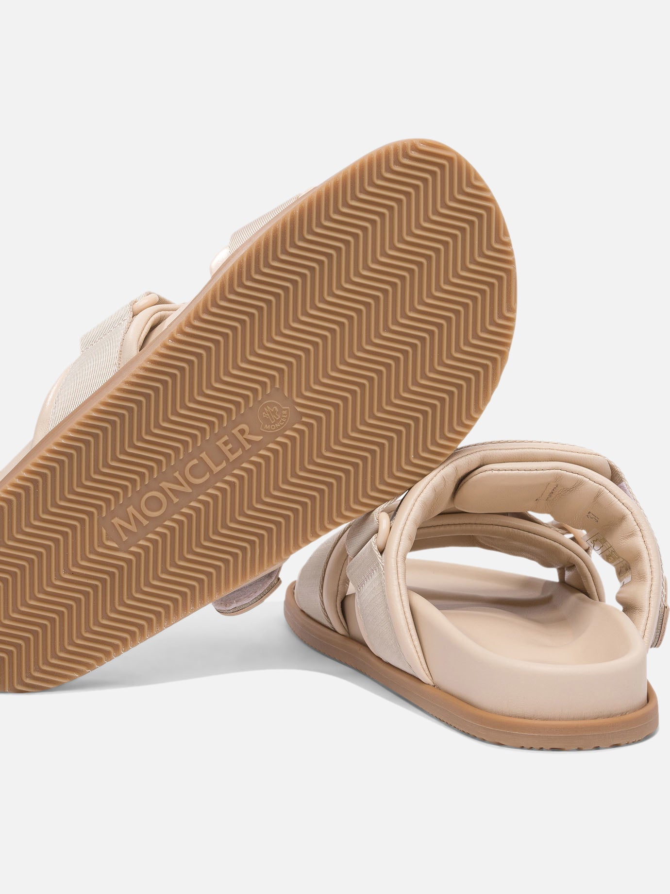 Moncler &quot;Mon Summer&quot; slides 14427485_36 Beige thumbnail_5