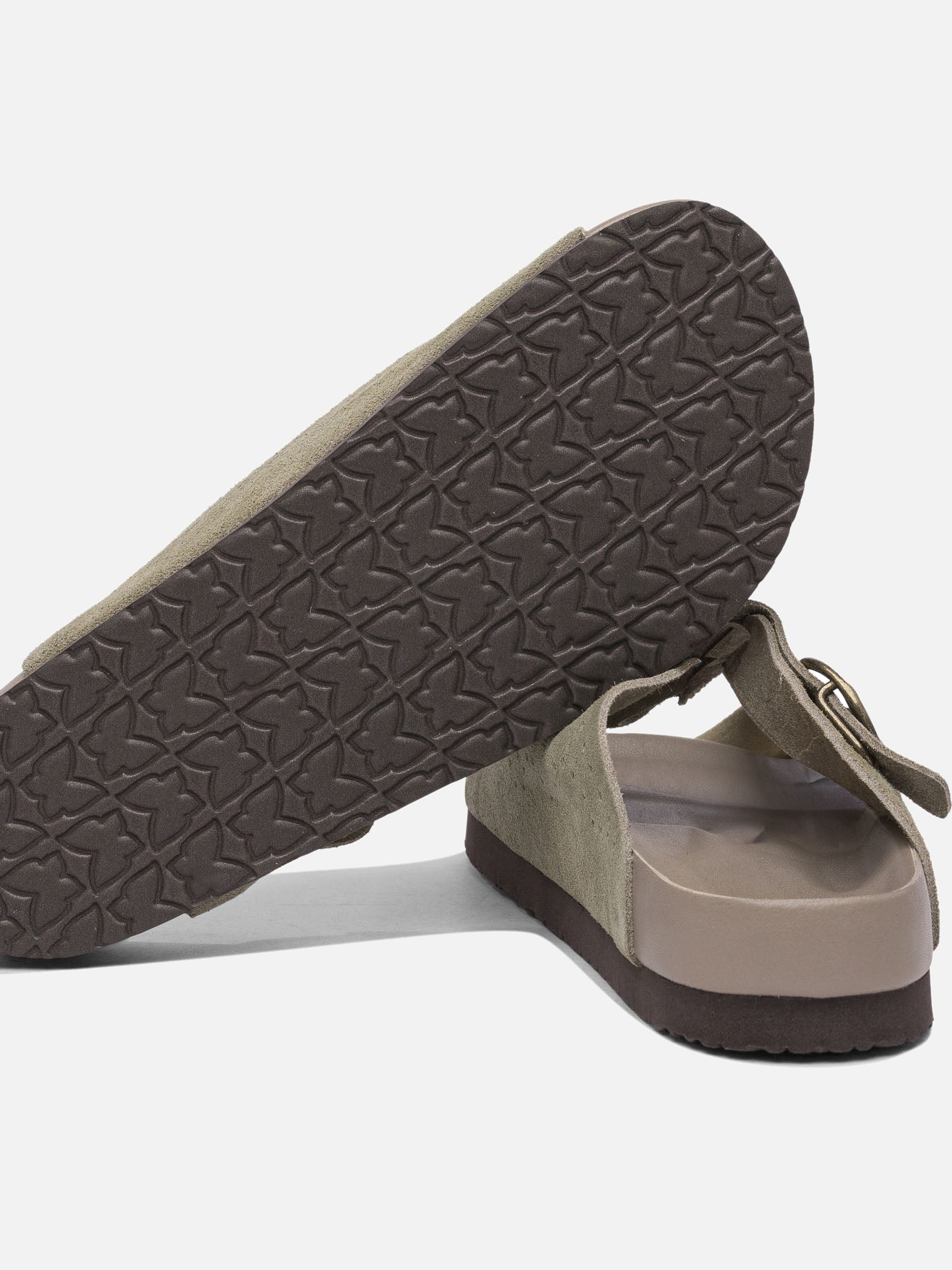 Slides 100% leather - 100% rubber  Beige - Needles Men | PDP | VIETTI Online Store | thumbnail_5