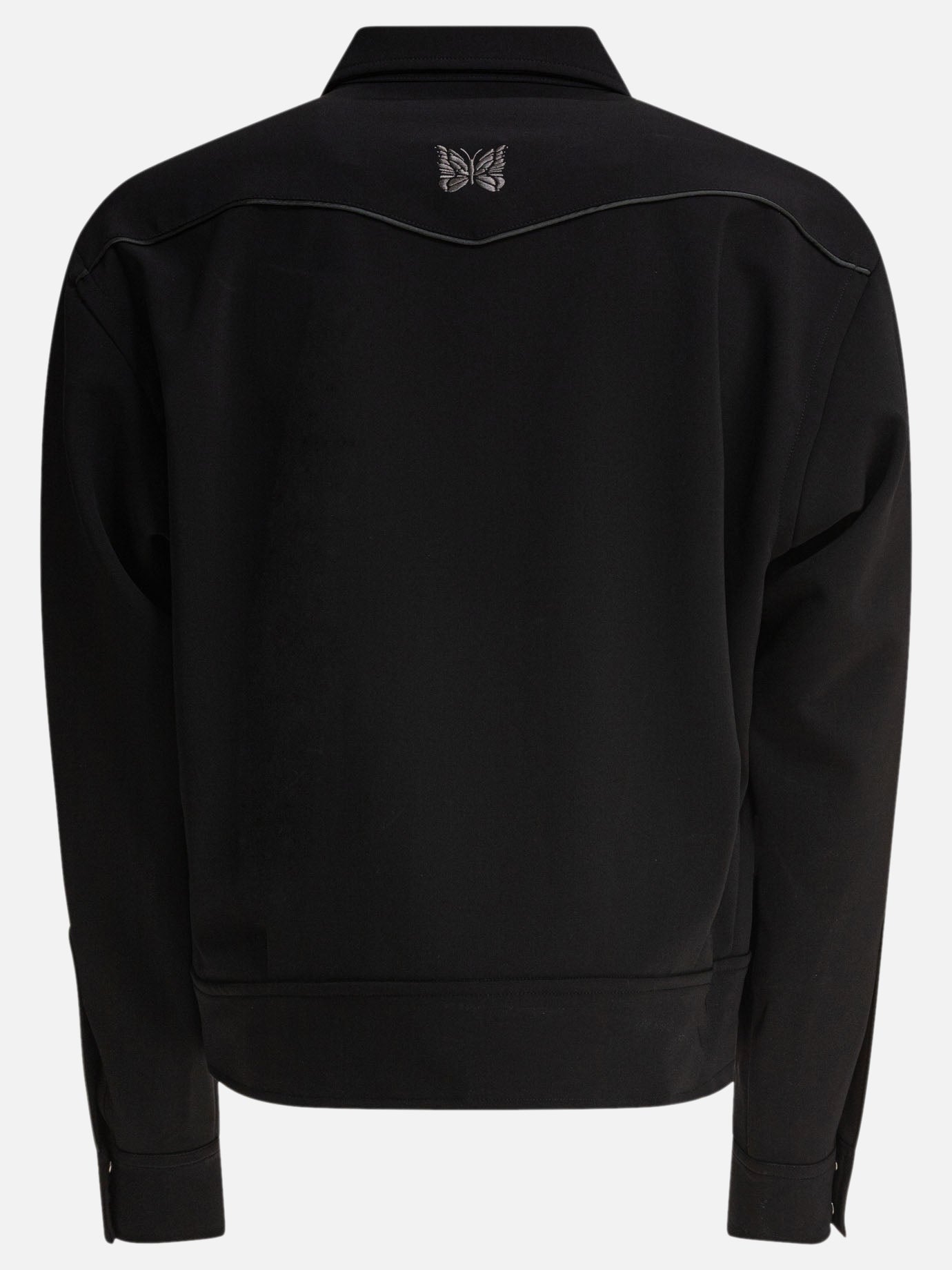Overshirt jackets Logo  Black - Needles Men | PDP | VIETTI Online Store | thumbnail_2
