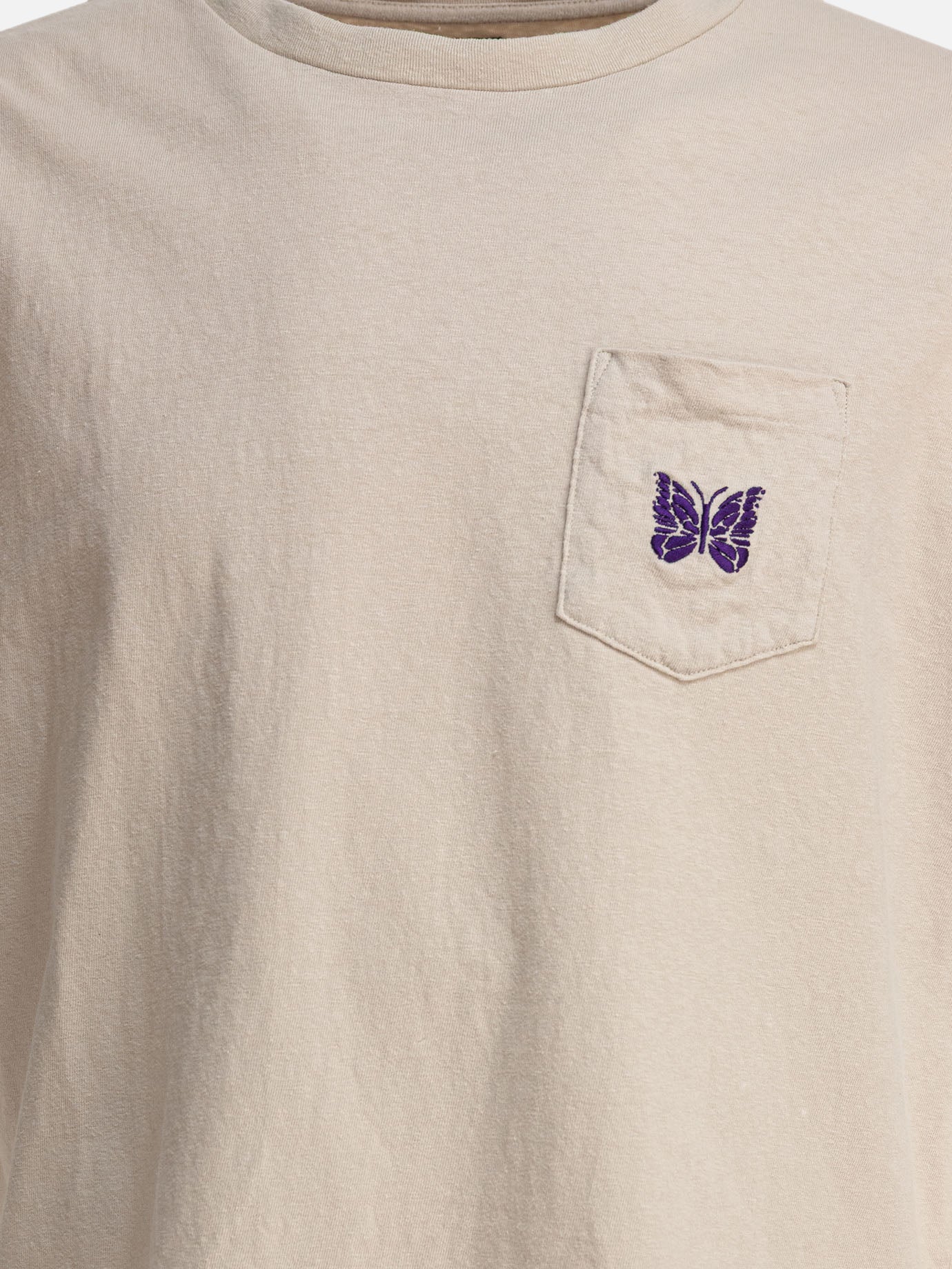 Crewneck t-shirts Logo  Beige - Needles Men | PDP | VIETTI Online Store | Zoom-Modal_3
