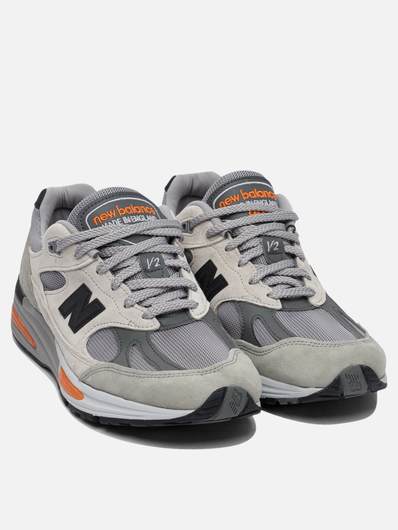 Sneaker basse 70% leather 30% mesh - 100% rubber  Grigio - New Balance Uomo | PDP | VIETTI Online Store | thumbnail_2