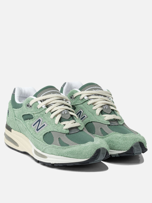 Sneaker basse 50% mesh 50% leather - 100% rubber  Verde - New Balance Uomo | PDP | VIETTI Online Store | 2
