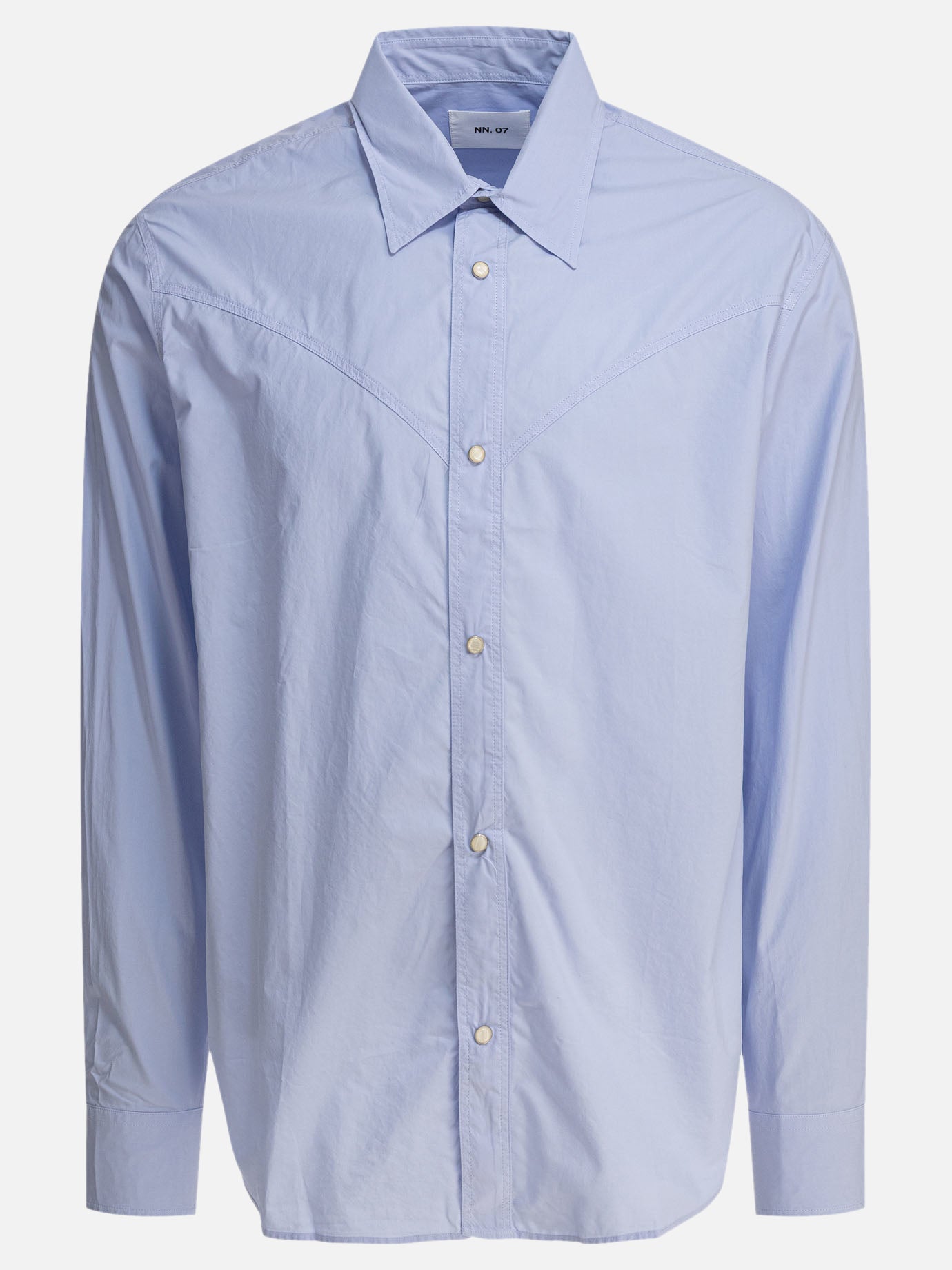 Casual shirts Solid colour  Light blue - NN.07 Men | PDP | VIETTI Online Store | thumbnail