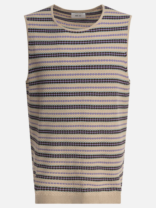 Canotte Textured knit  Beige - NN.07 Uomo | VIETTI Online Store 
