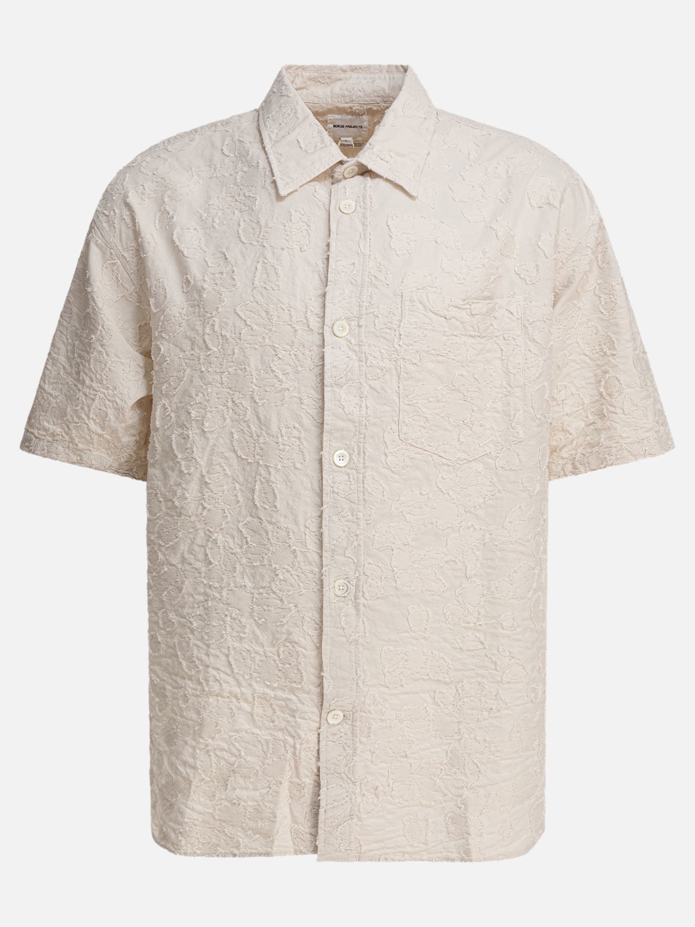 Norse Projects "Ole Fil Coupe SS" Shirt Beige