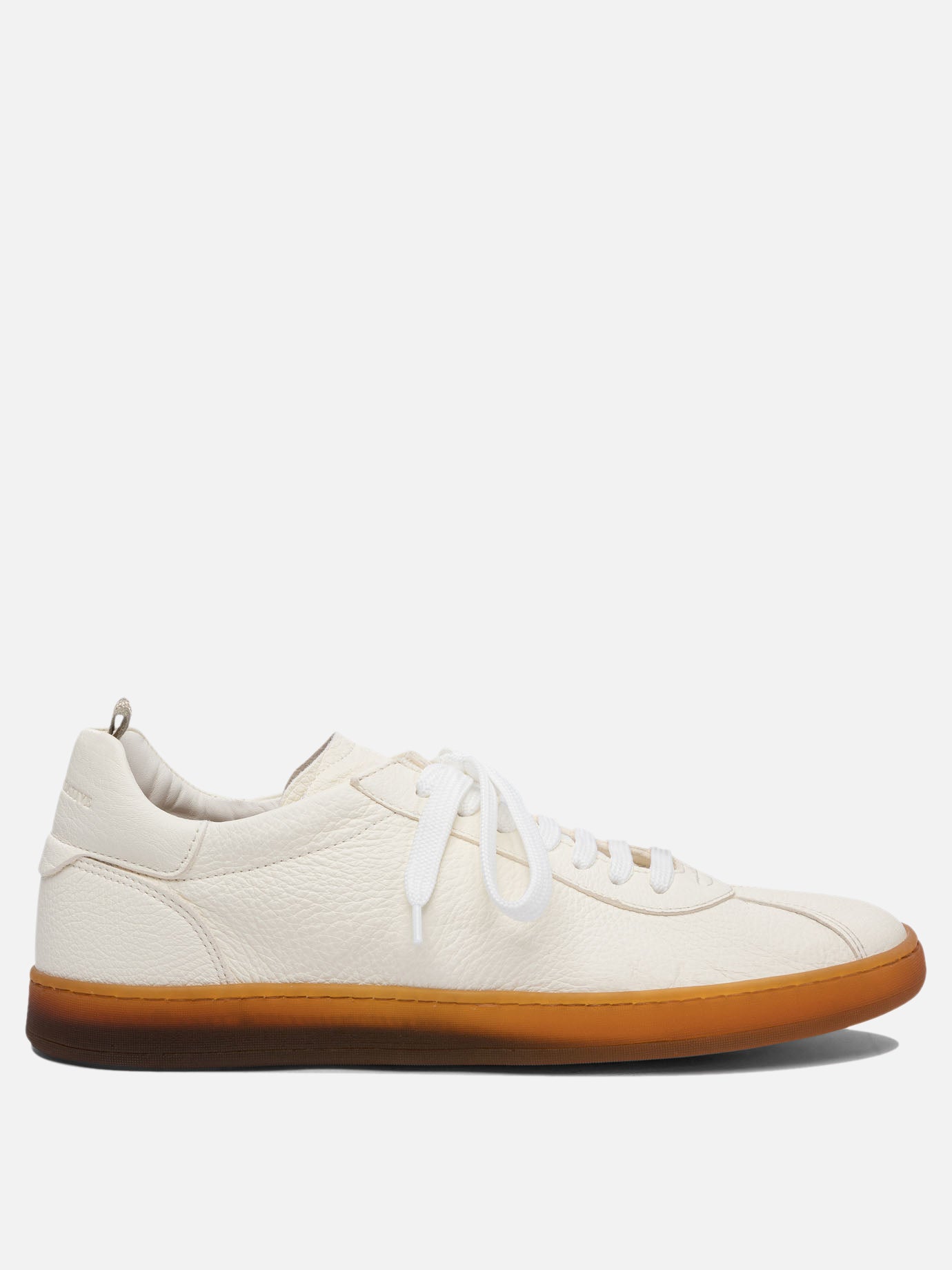 Low top sneakers 100% deer leather - 100% rubber  White - Officine Creative Men | PDP | VIETTI Online Store | thumbnail