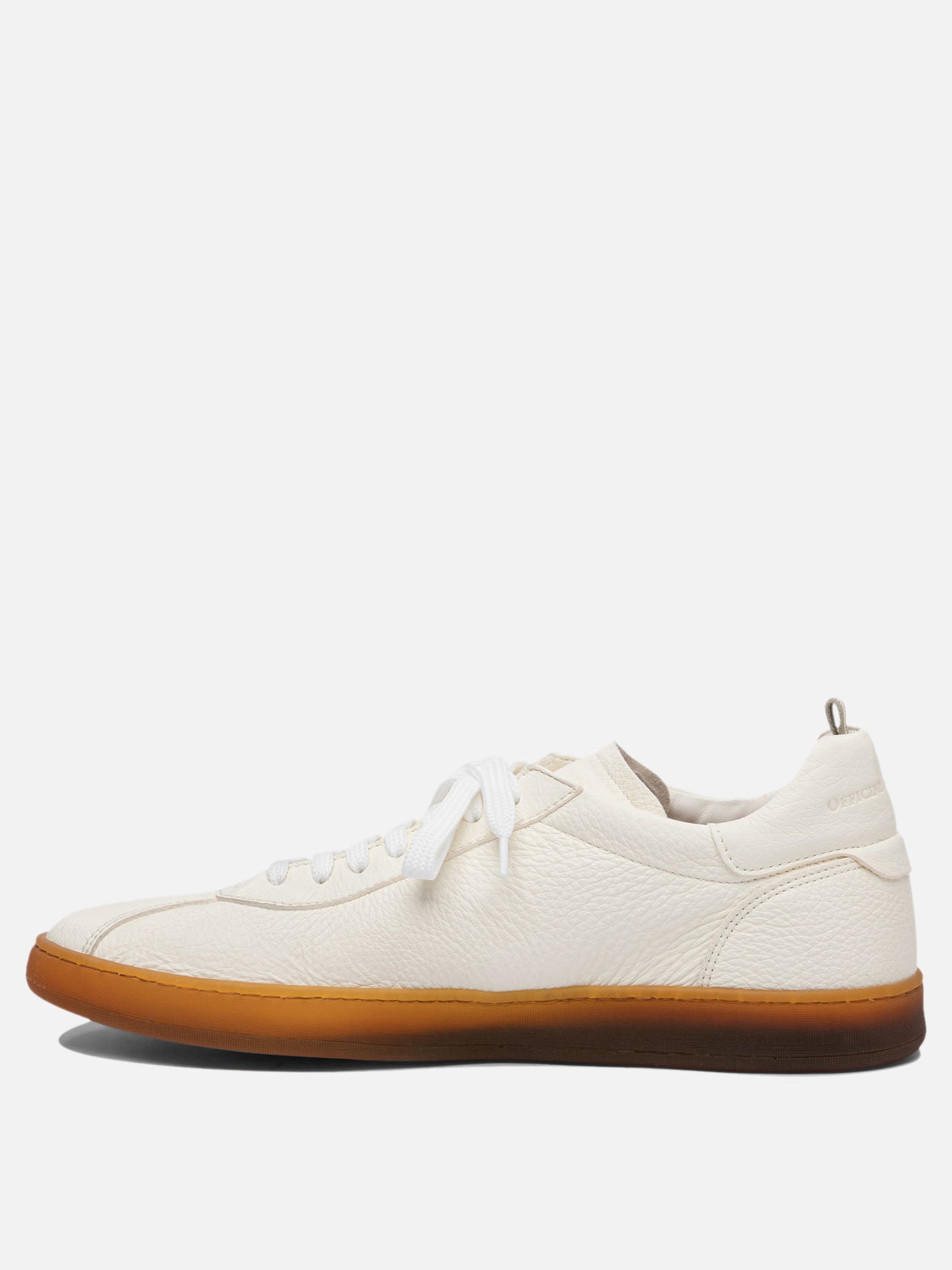 Low top sneakers 100% deer leather - 100% rubber  White - Officine Creative Men | PDP | VIETTI Online Store | thumbnail_3