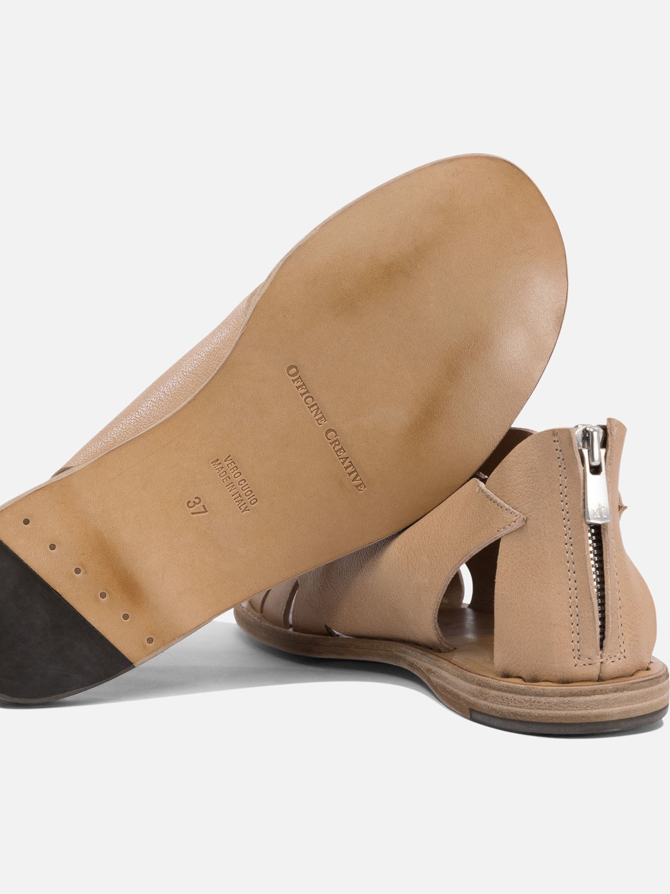 Officine Creative "Itaca" Fisherman sandals Brown