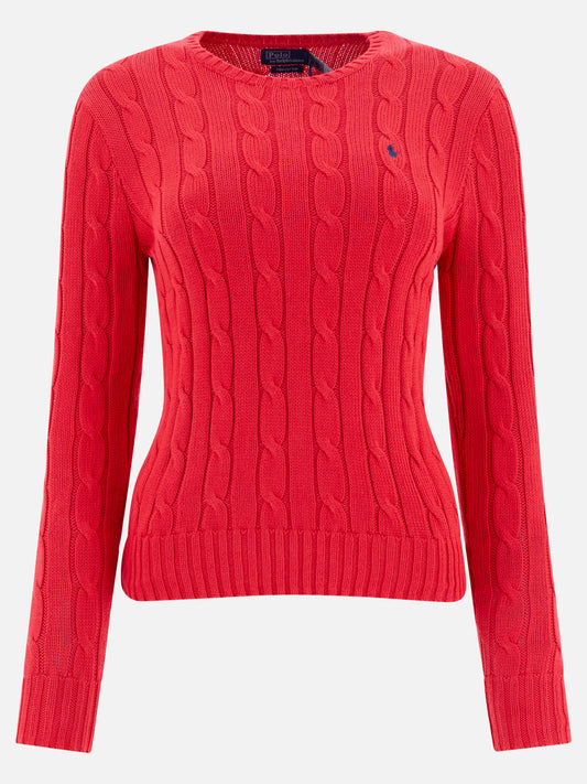 Polo Ralph Lauren Crew-neck cable-knit sweater 18962511_S Red 1