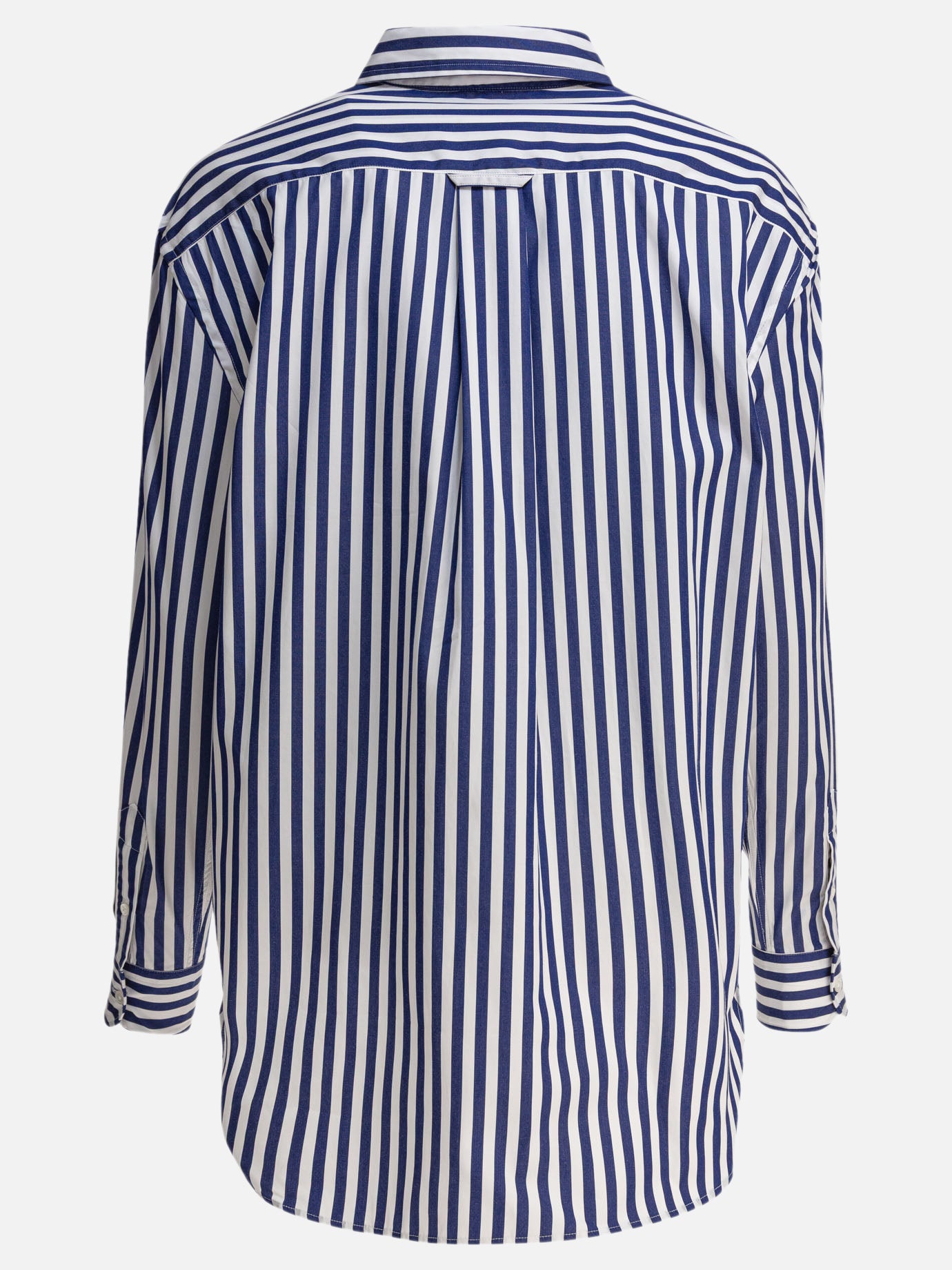 Polo Ralph Lauren Oversize-fit striped cotton shirt 11201468_XS Blue thumbnail_2