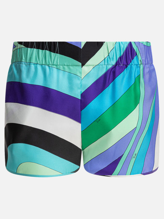 Short con lacci Print  Blu - Pucci Donna | PLP | VIETTI Online Store 
