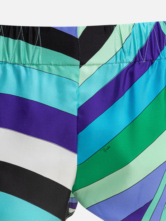 Drawstring shorts Print  Blue - Pucci Women | PDP | VIETTI Online Store | 2
