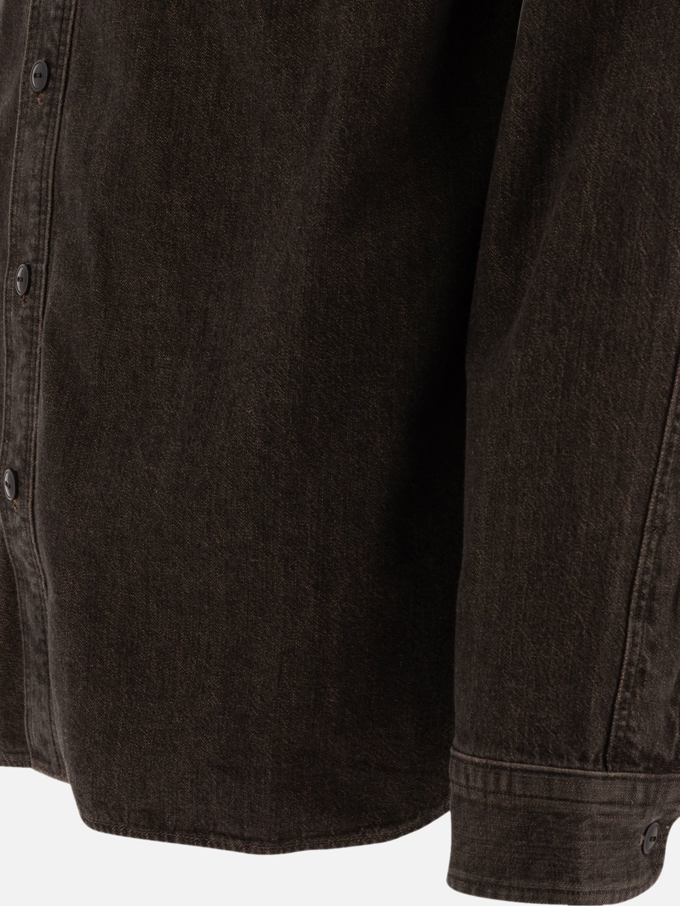 RRL by Ralph Lauren Camicia in denim ricamata 16079939_S Black thumbnail_4