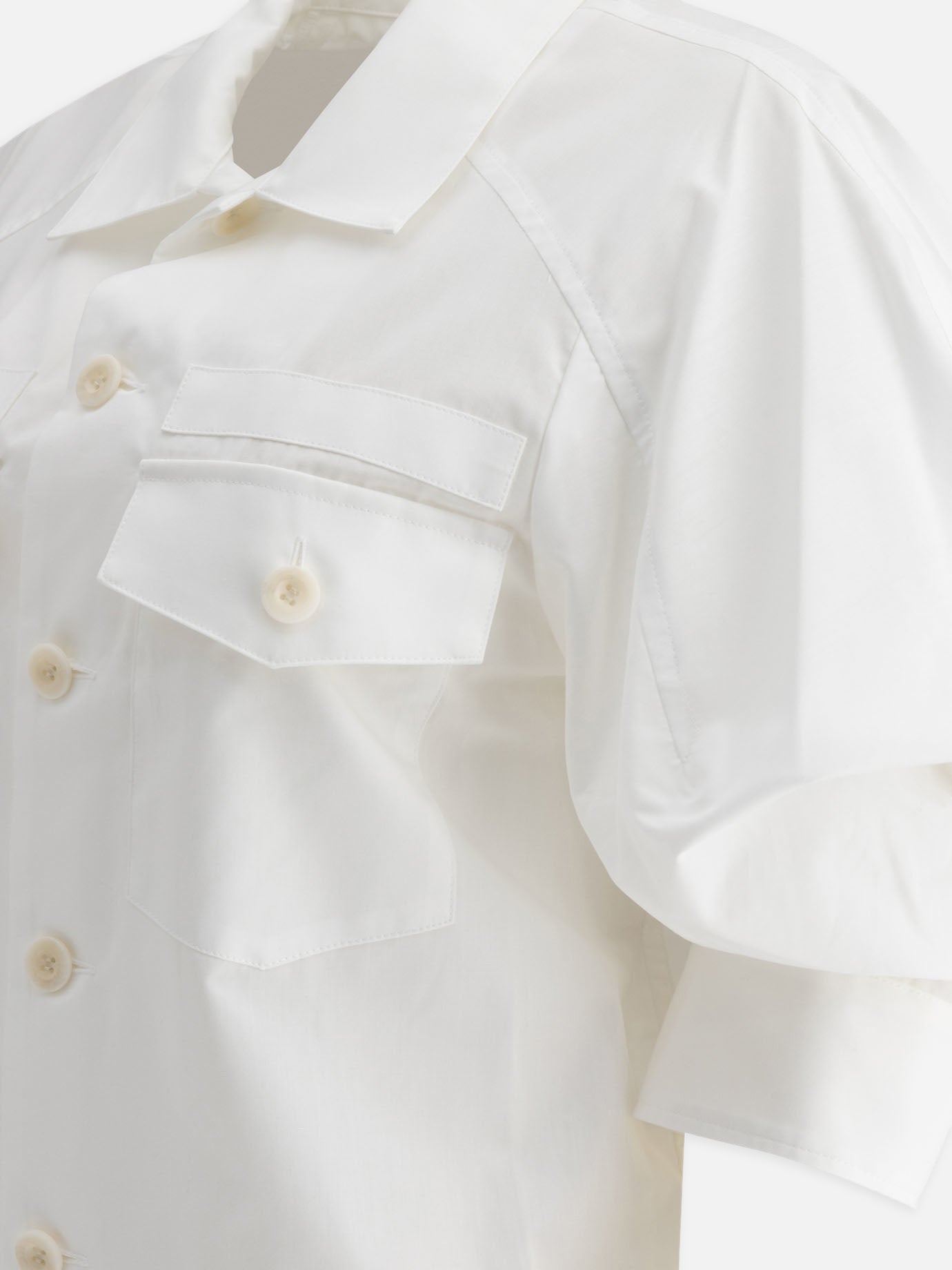 Camicie casual Solid colour  Bianco - Sacai Donna | PDP | VIETTI Online Store | Zoom-Modal_4
