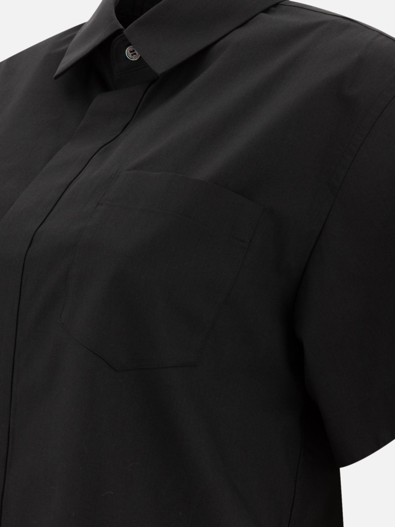 Camicie casual Solid colour  Nero - Sacai Donna | PDP | VIETTI Online Store | thumbnail_4