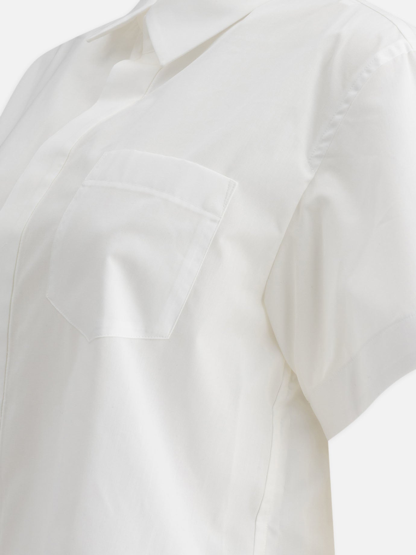Casual shirts Solid colour  White - Sacai Women | PDP | VIETTI Online Store | thumbnail_4
