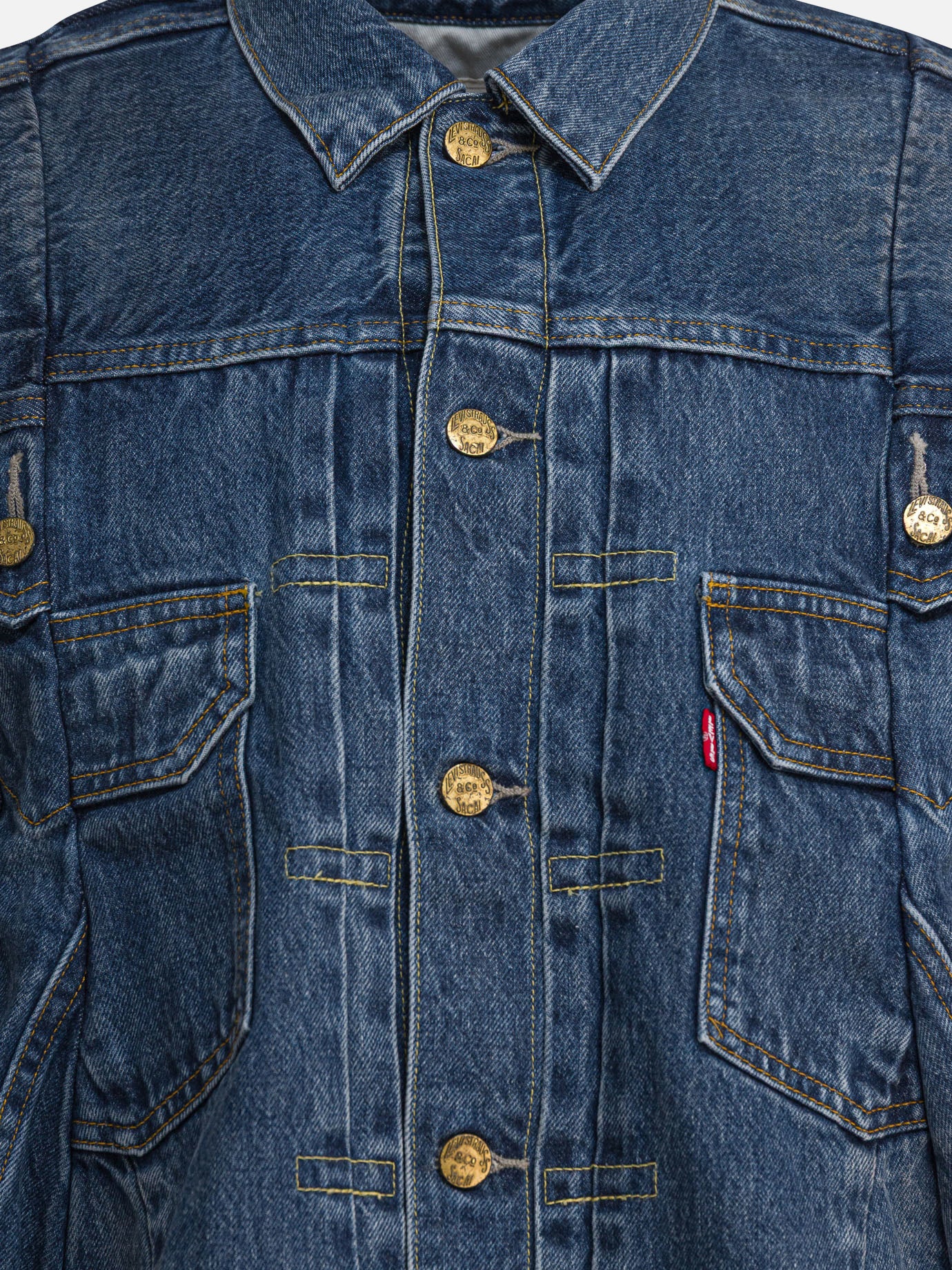 Giacche in denim Denim  Blu - Sacai Donna | PDP | VIETTI Online Store | Zoom-Modal_3
