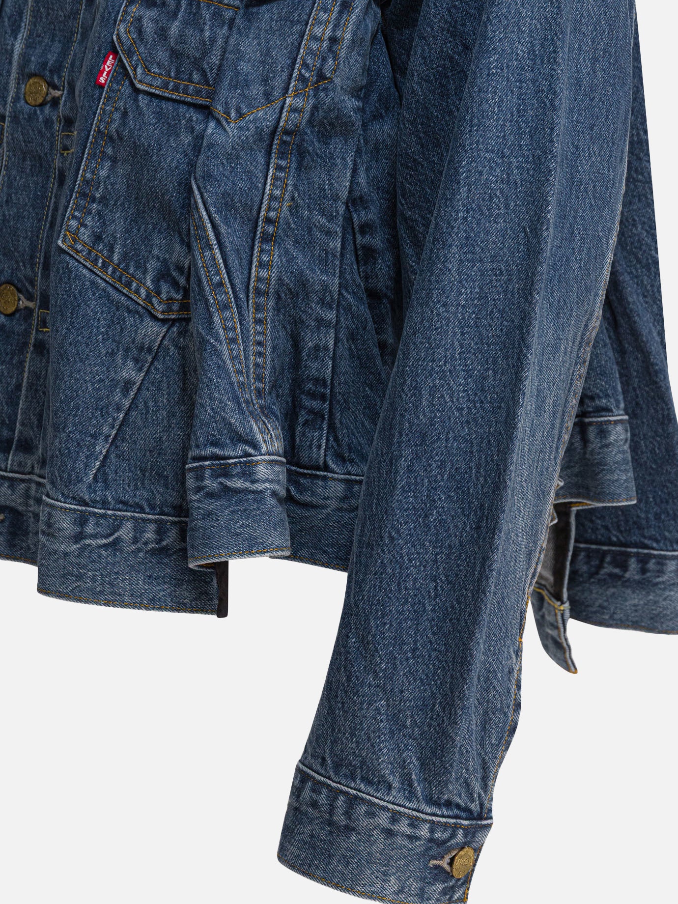 Giacche in denim Denim  Blu - Sacai Donna | PDP | VIETTI Online Store | thumbnail_4