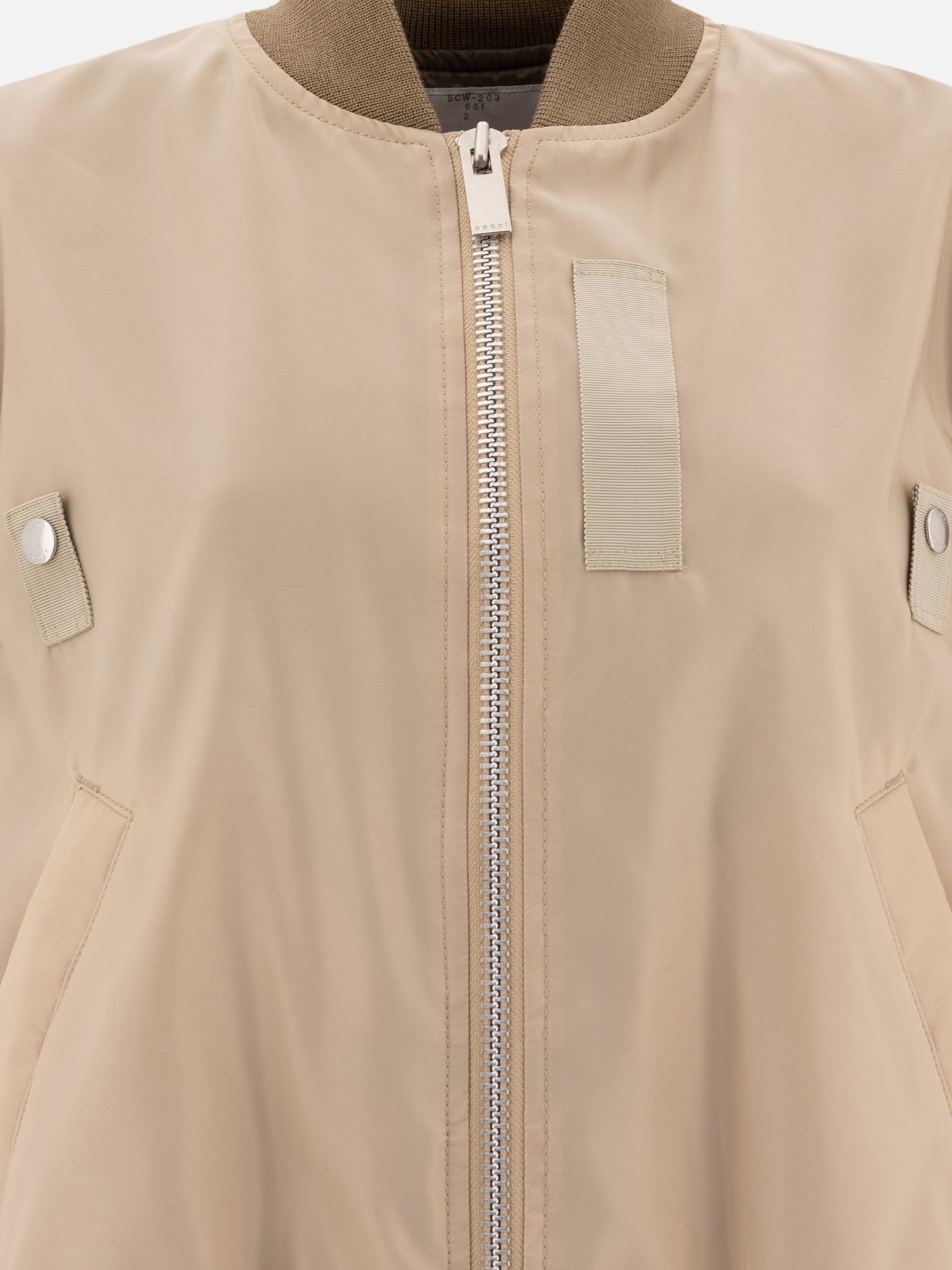 Vest jackets Solid colour  Beige - Sacai Women | PDP | VIETTI Online Store | Zoom-Modal_3
