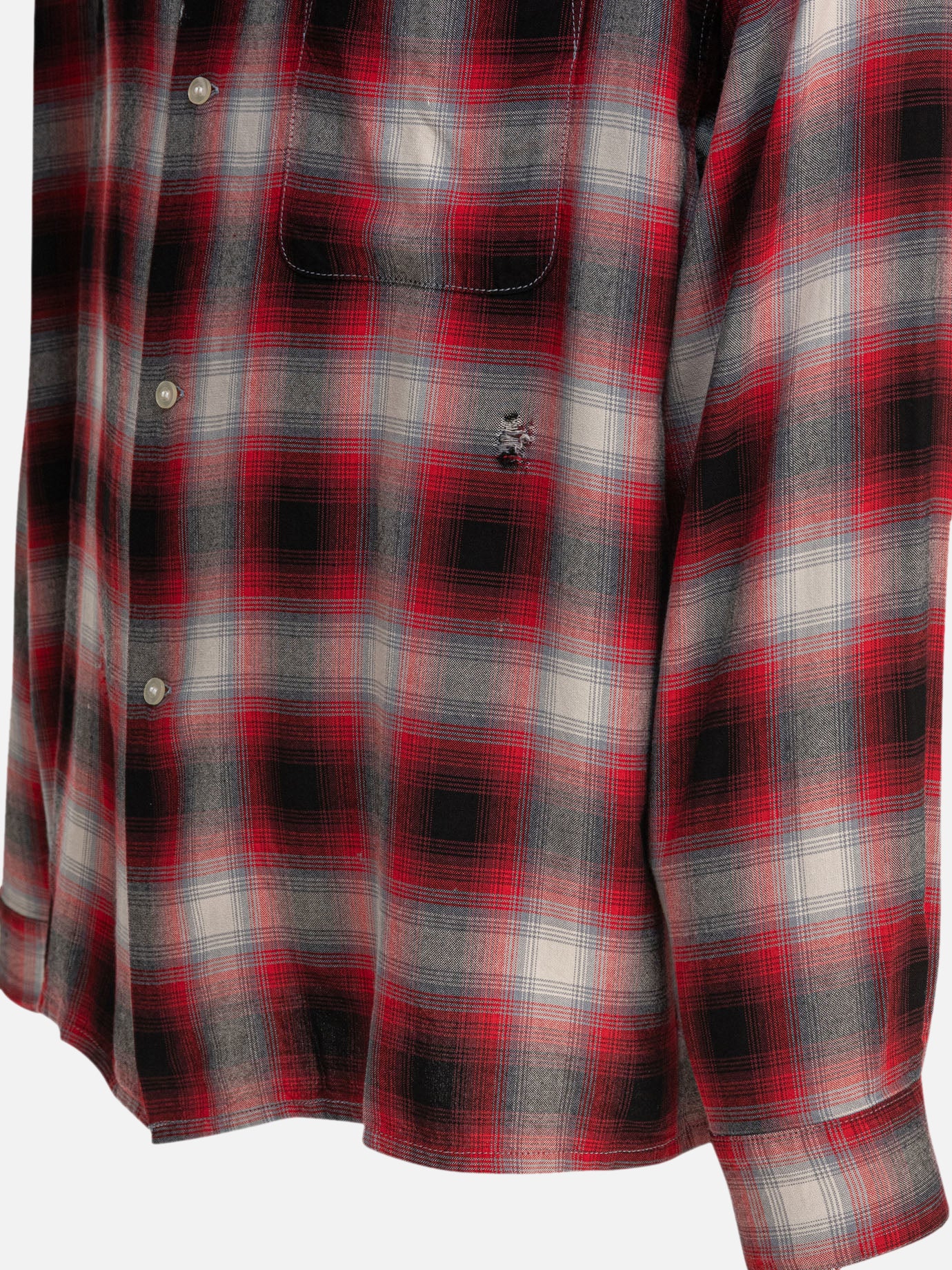 Camicie casual Check  Rosso - ©SAINT M×××××× Uomo | PDP | VIETTI Online Store | Zoom-Modal_4
