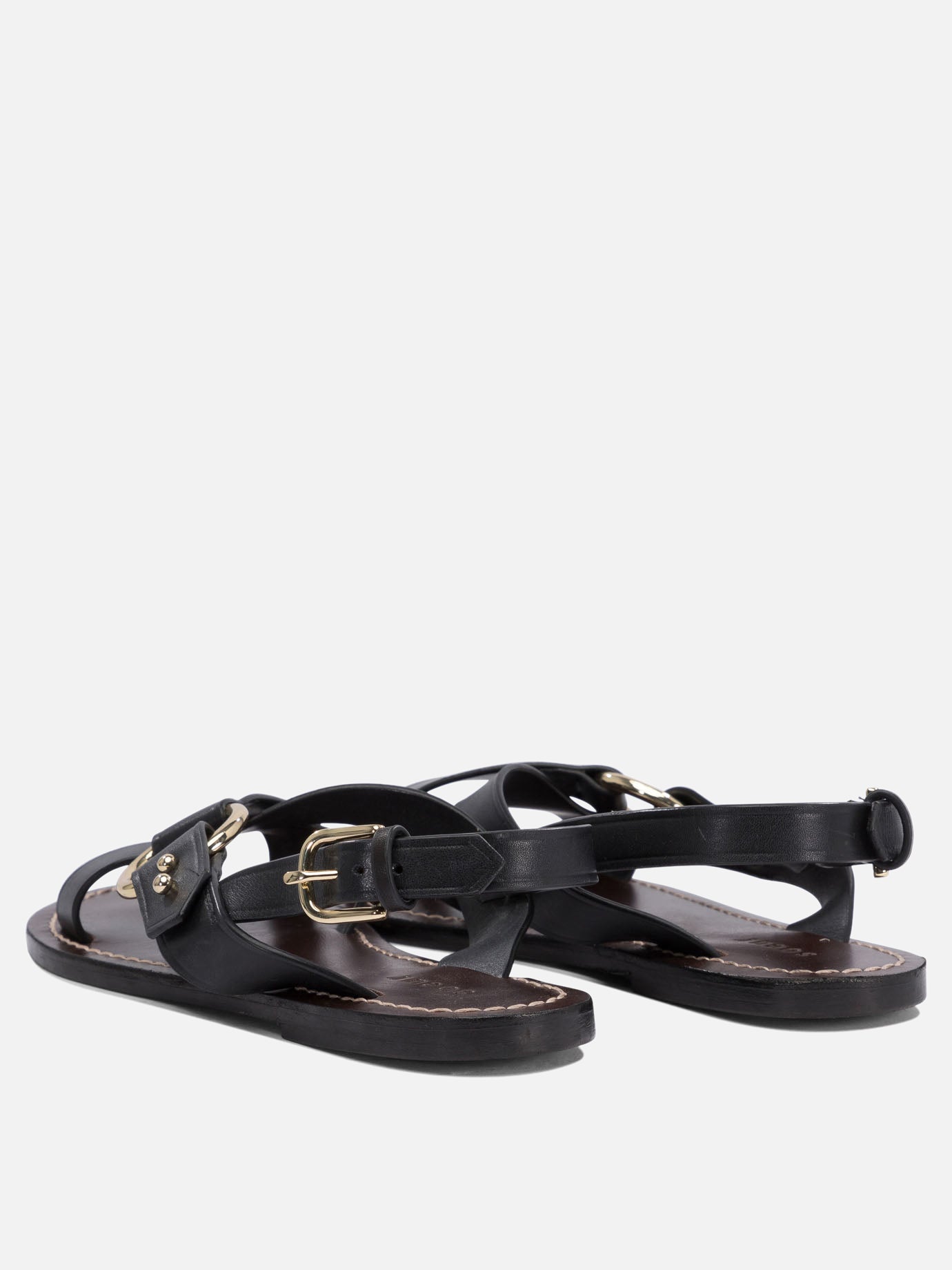 Sandali bassi 100% leather - 100% leather  Nero - Soeur Donna | PDP | VIETTI Online Store | thumbnail_4