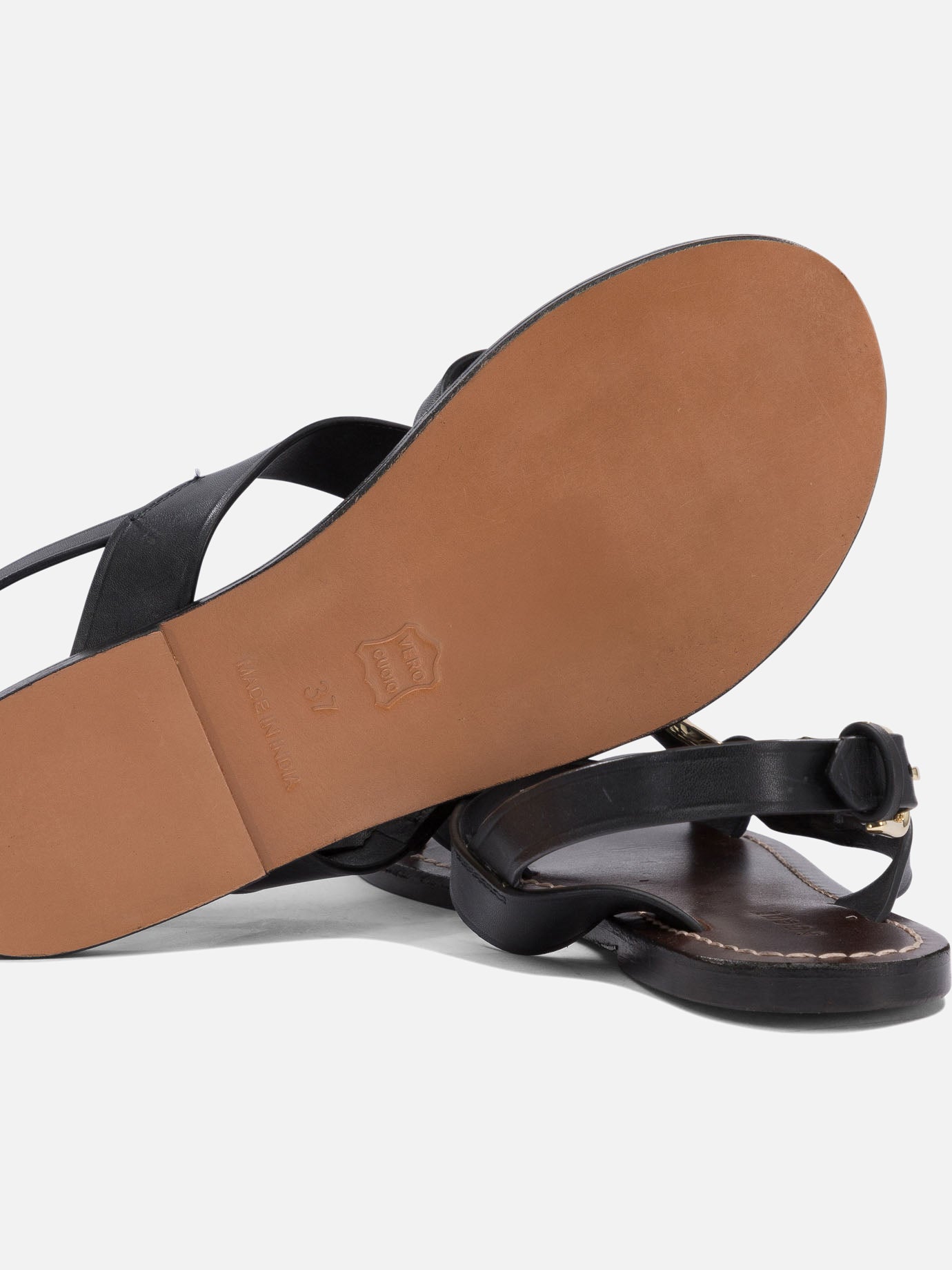 Sandali bassi 100% leather - 100% leather  Nero - Soeur Donna | PDP | VIETTI Online Store | Zoom-Modal_5
