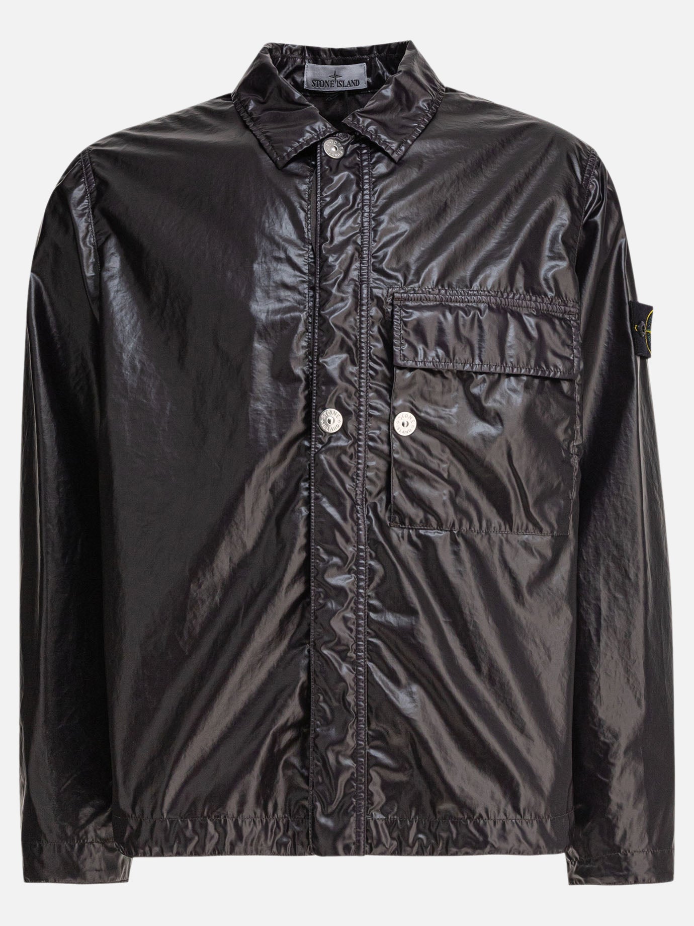 Giacche a vento Logo  Nero - Stone Island Uomo | PDP | VIETTI Online Store | thumbnail