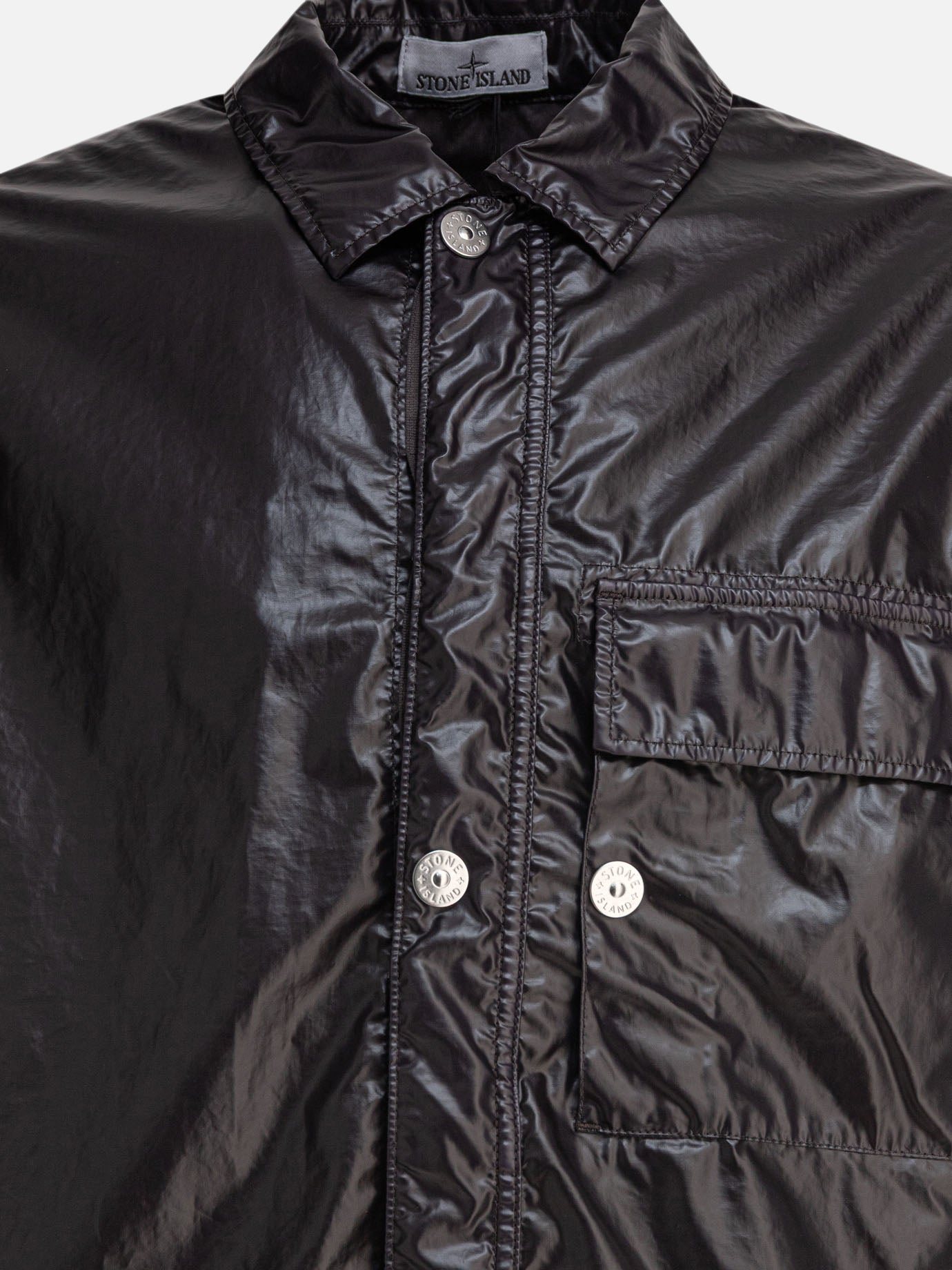 Giacche a vento Logo  Nero - Stone Island Uomo | PDP | VIETTI Online Store | Zoom-Modal_3
