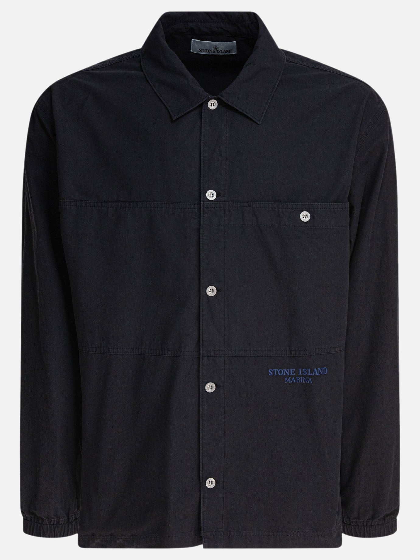 Overshirt jackets Logo  Blue - Stone Island Men | PDP | VIETTI Online Store | thumbnail