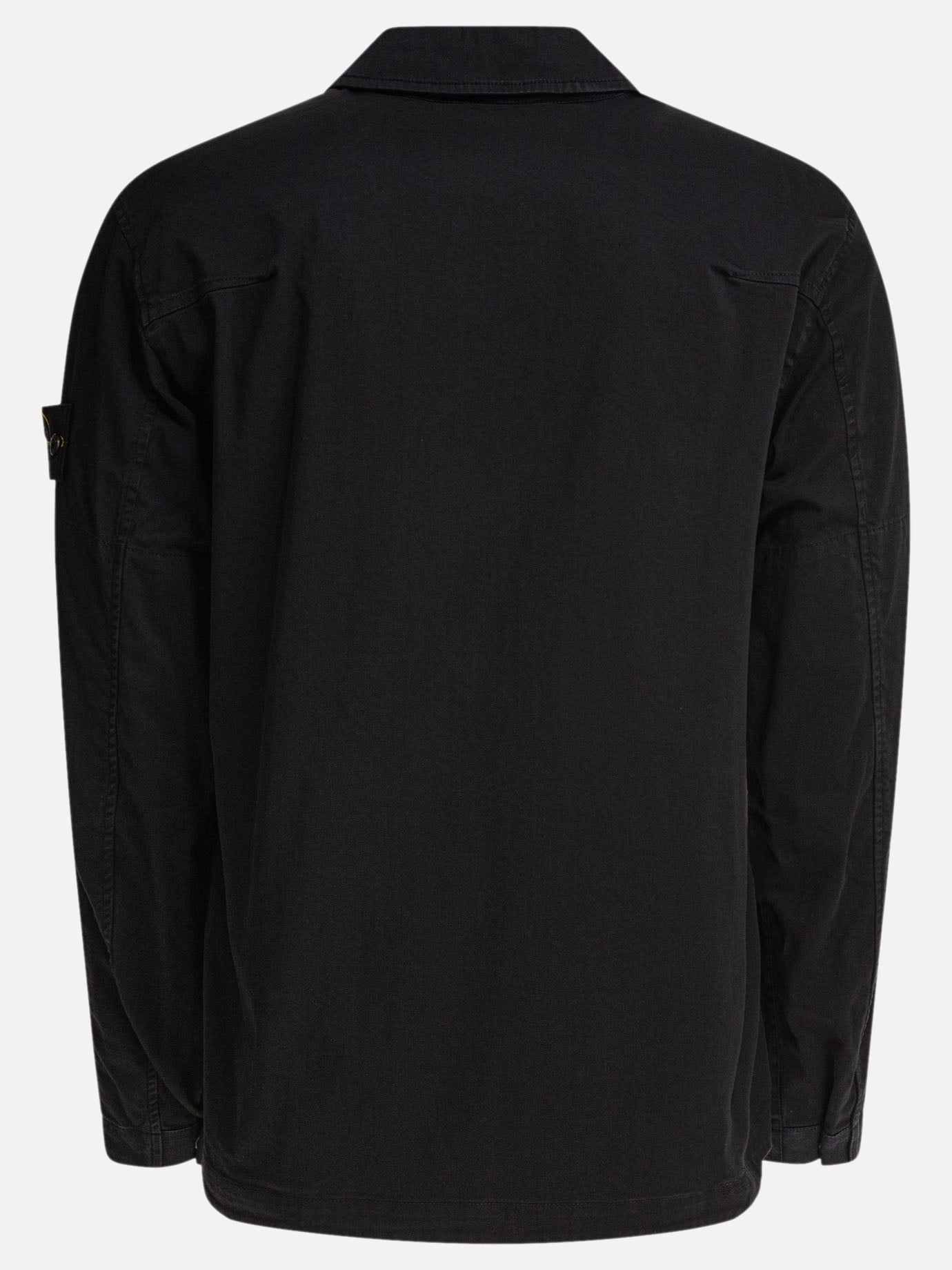 Giacche overshirt Logo  Nero - Stone Island Uomo | PDP | VIETTI Online Store | thumbnail_2