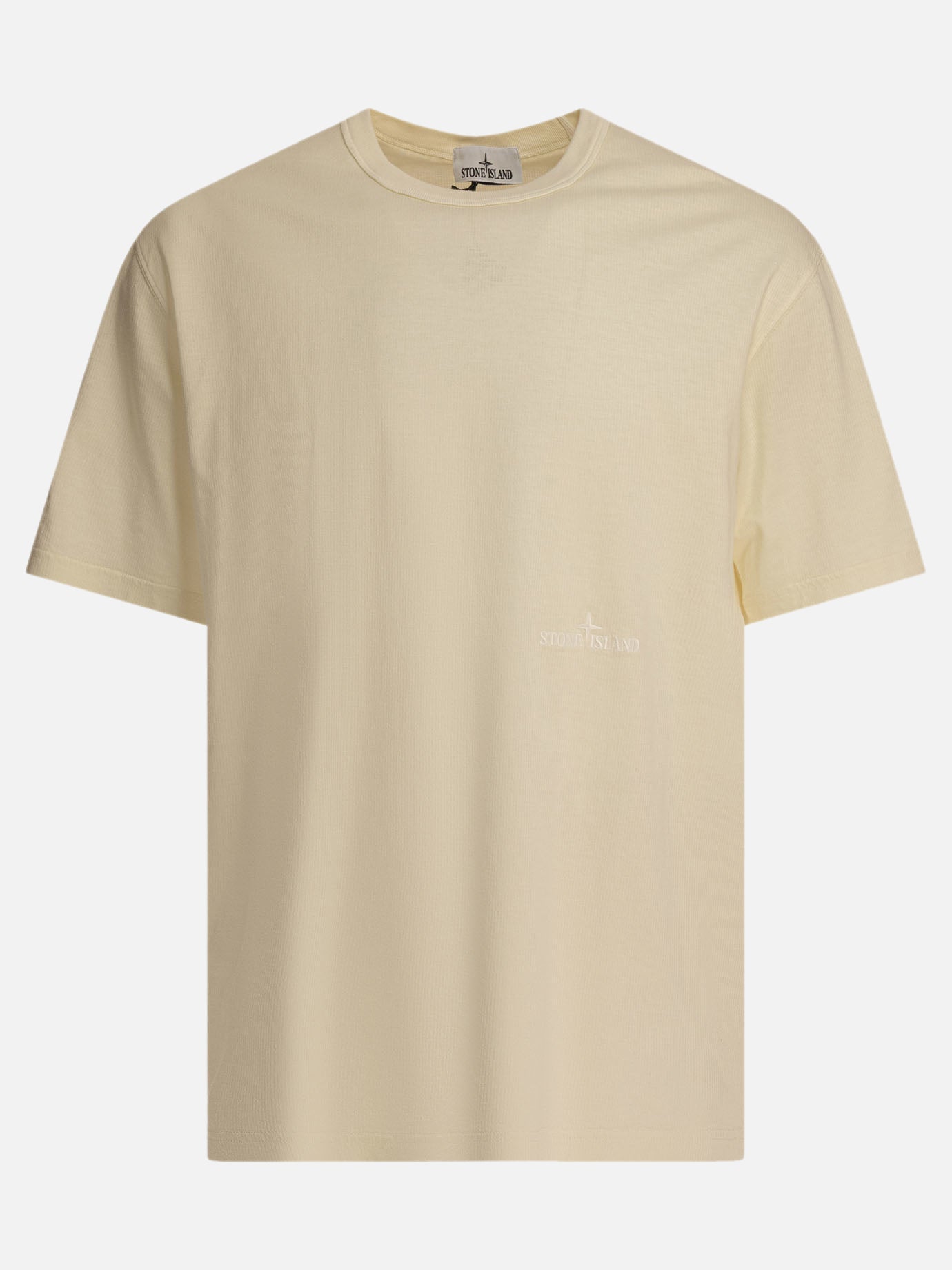 Stone Island Cotton jersey t-shirt 19670073_M Beige thumbnail_1