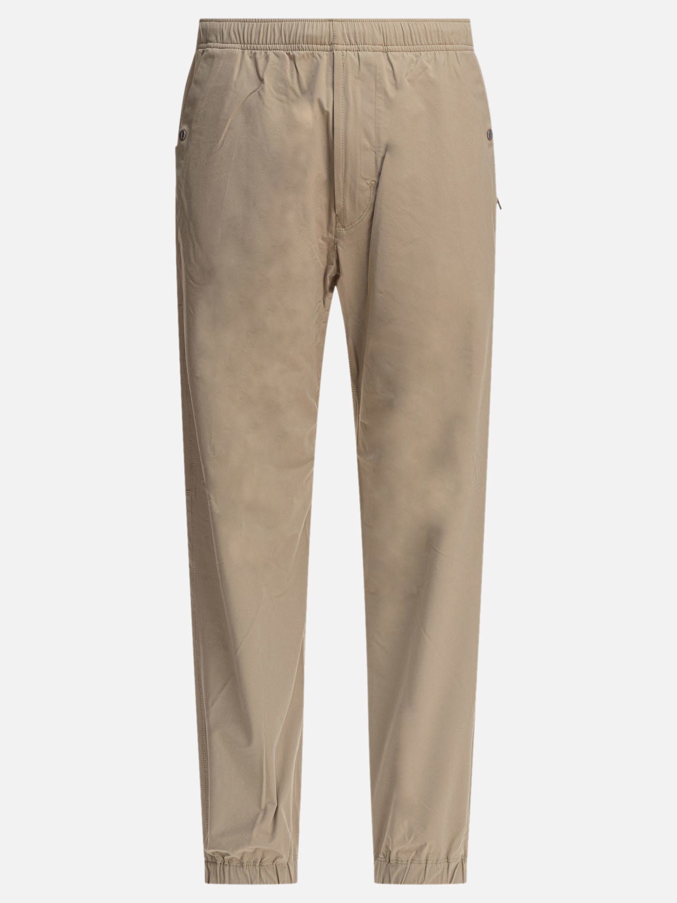 Stone Island Bi-stretch nylon jogger trousers 12097980_30 Beige thumbnail_1