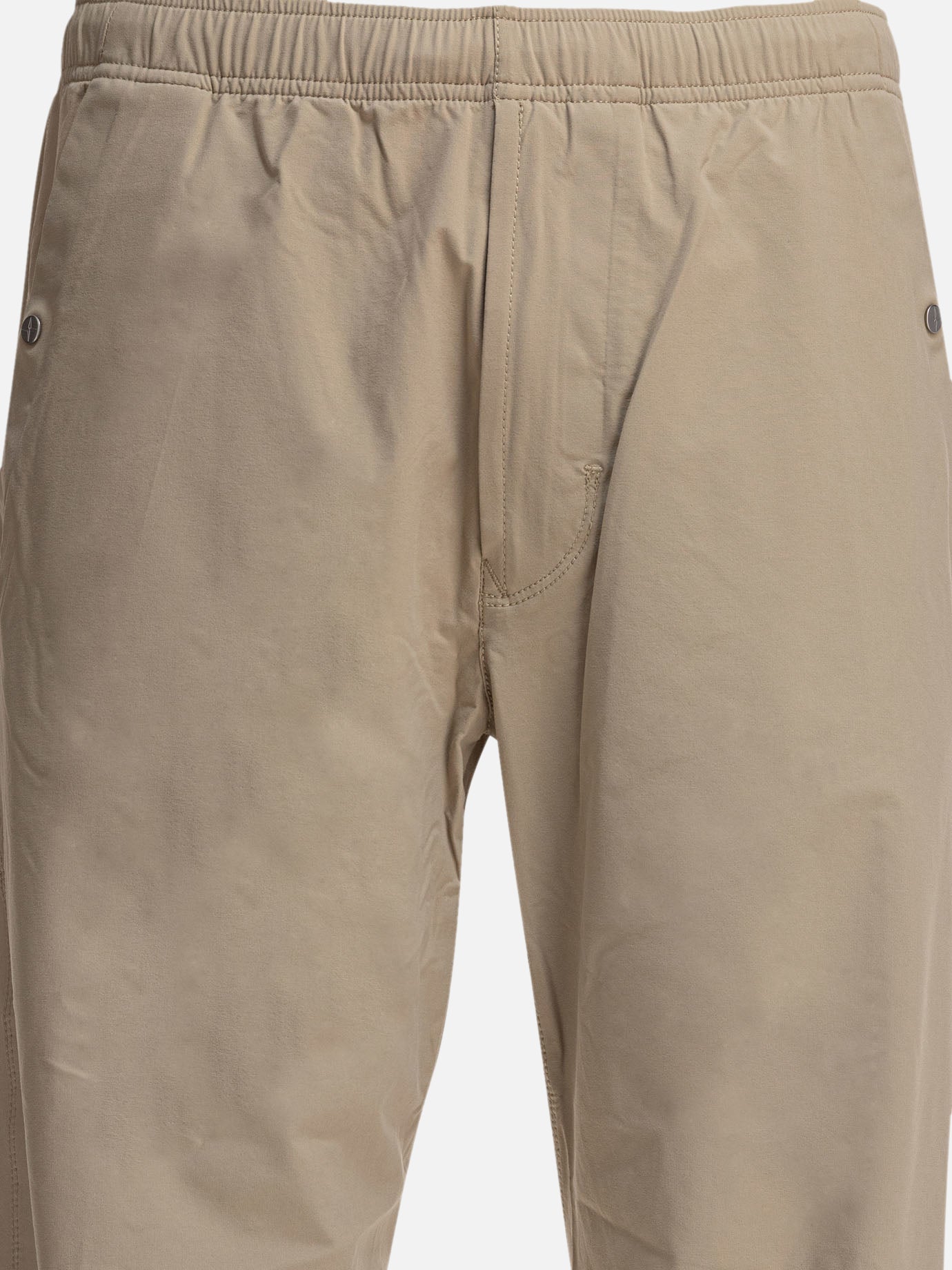 Stone Island Bi-stretch nylon jogger trousers 12097980_30 Beige thumbnail_3