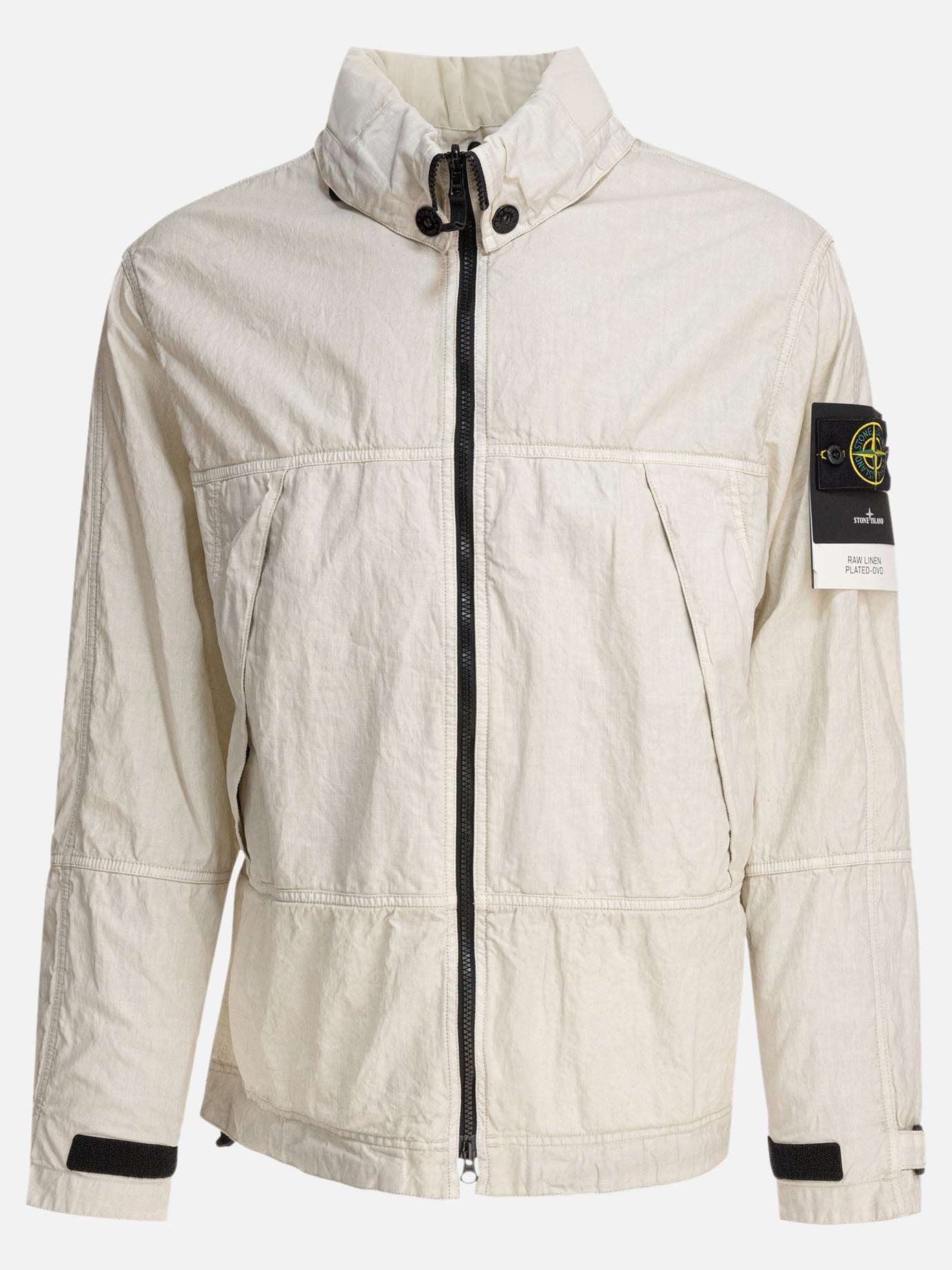 Stone Island Linen jacket 10752181_L Beige thumbnail_1