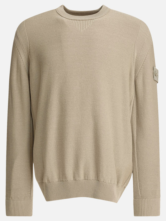 Maglioni girocollo Logo  Beige - Stone Island Uomo | PLP | VIETTI Online Store 
