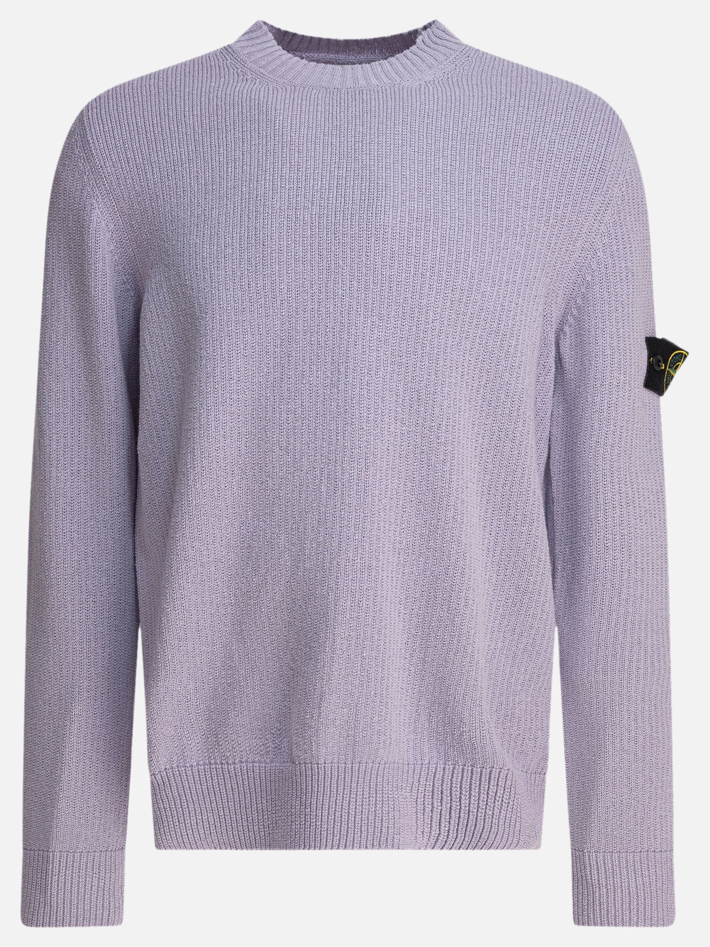 Raw hand organic cotton crewneck sweater