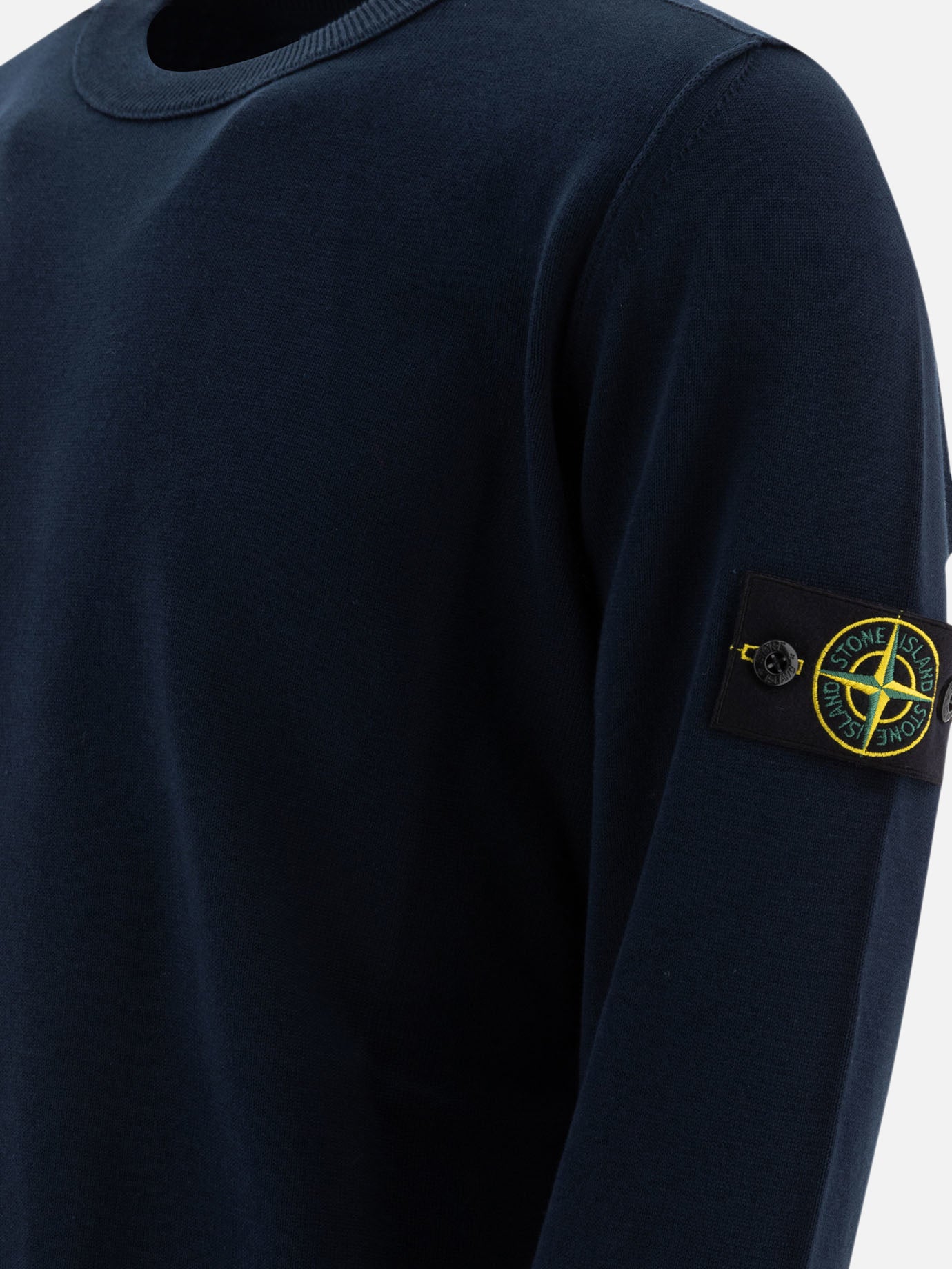 Stone Island Maglione girocollo in morbido cotone 17923911_M Blue thumbnail_4